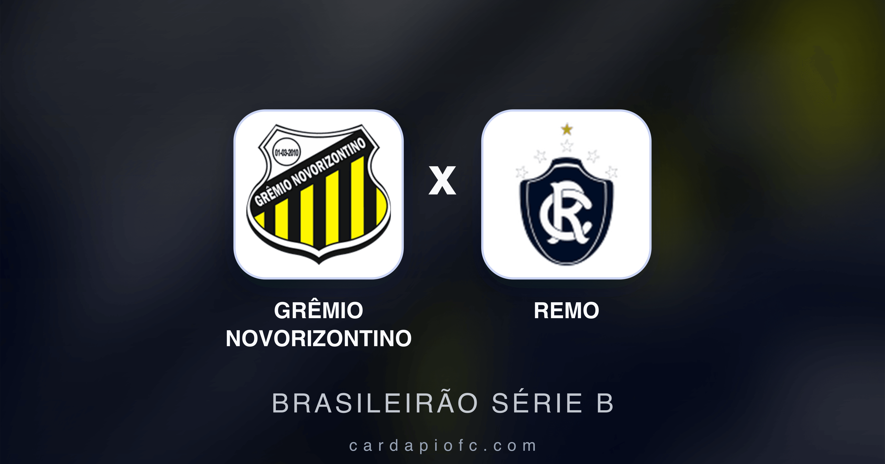 Grêmio Novorizontino x Remo - Brasileirão Série B prévia da transmissão