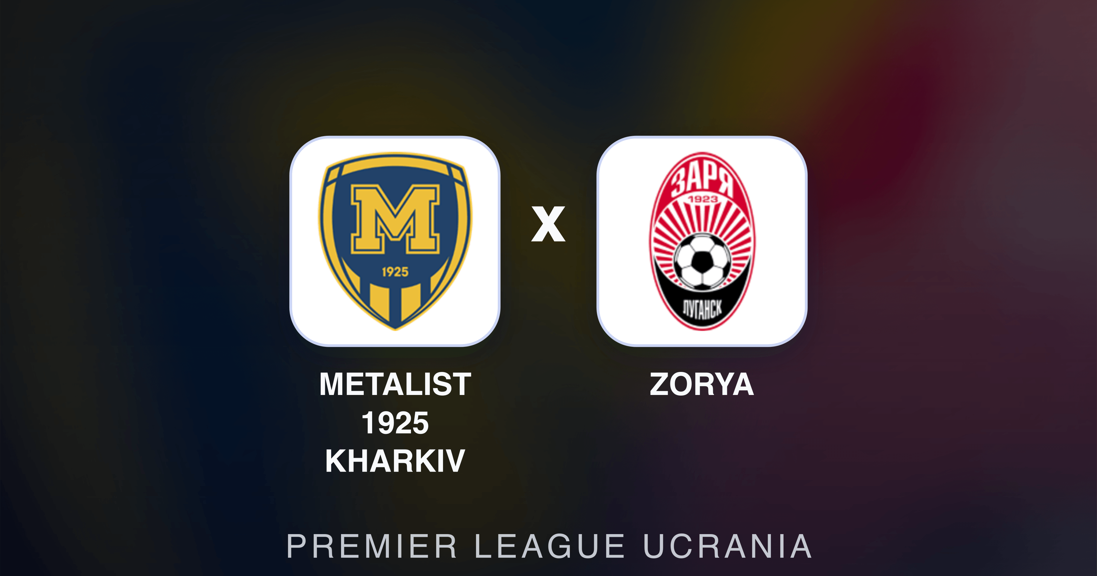 Metalist 1925 Kharkiv x Zorya - Premier League Ucrania prévia da transmissão