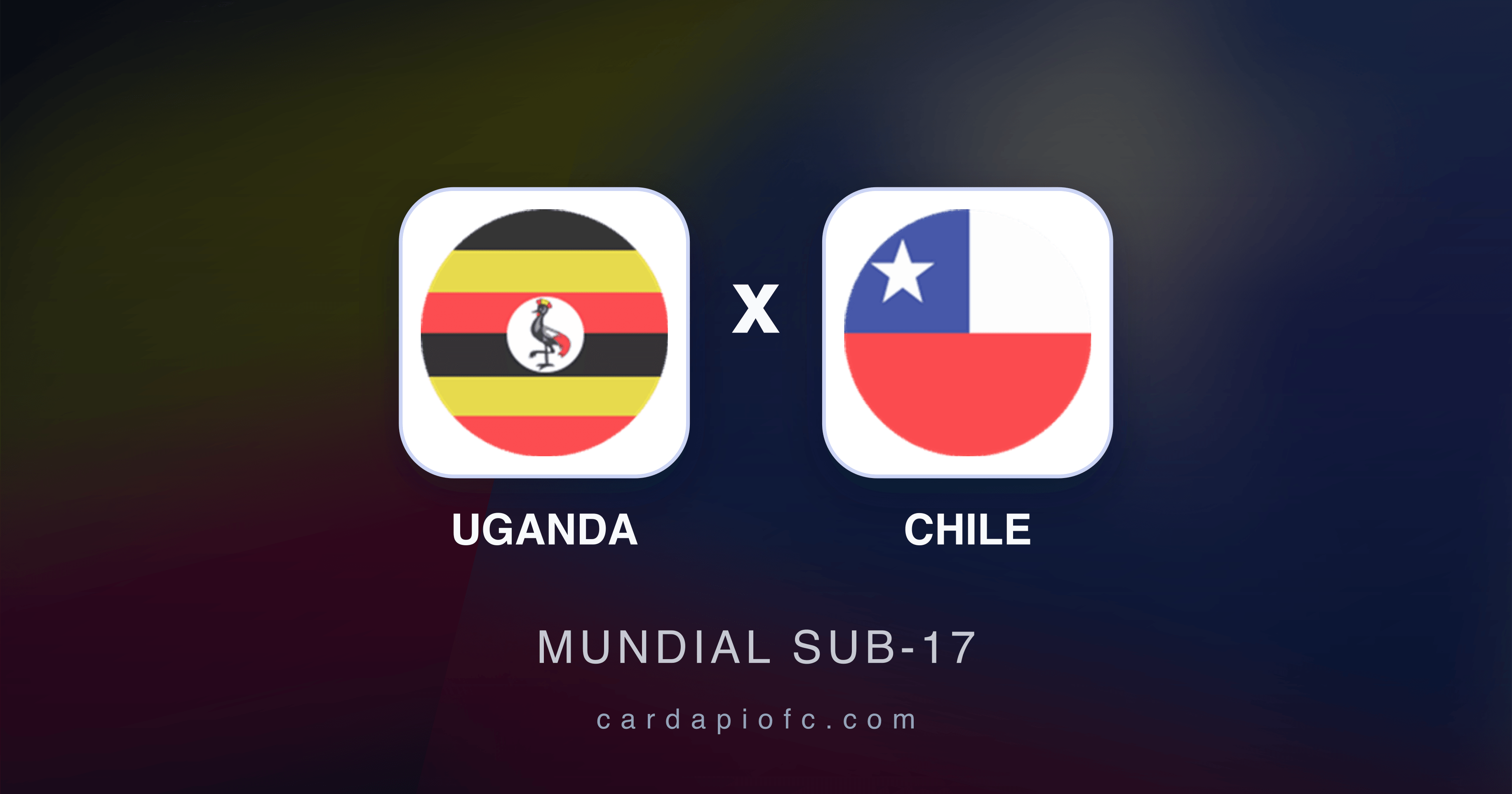 Uganda x Chile - Mundial Sub-17 prévia da transmissão