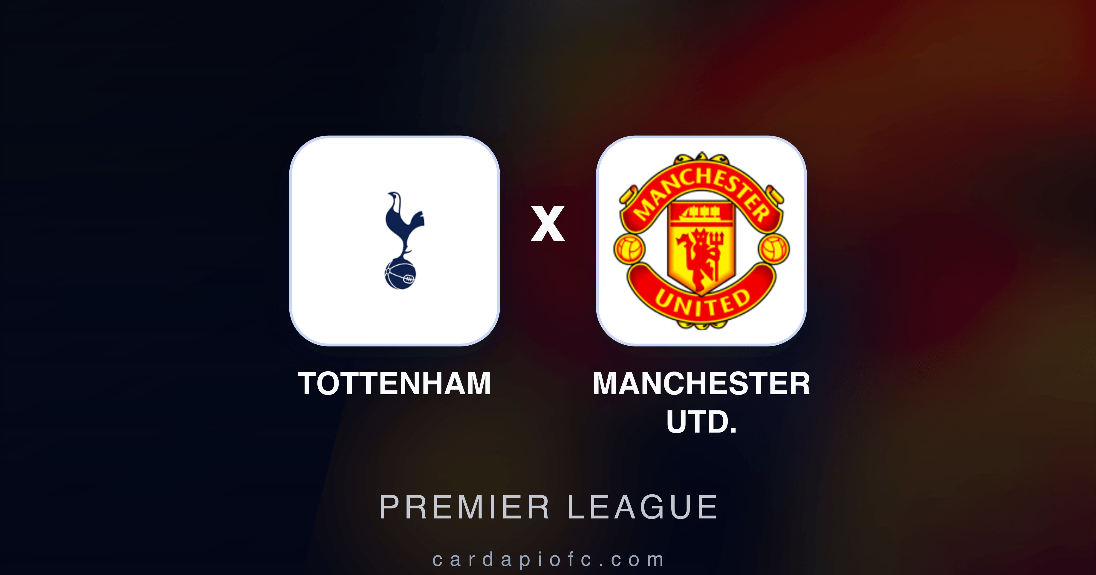 Tottenham x Manchester Utd. - Premier League prévia da transmissão