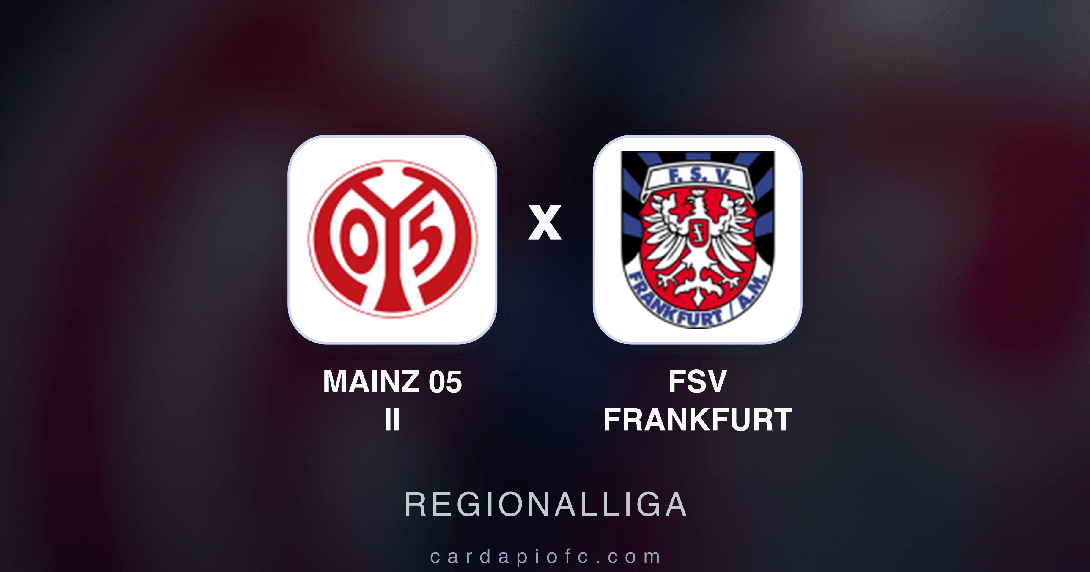 Mainz 05 II x FSV Frankfurt - Regionalliga prévia da transmissão