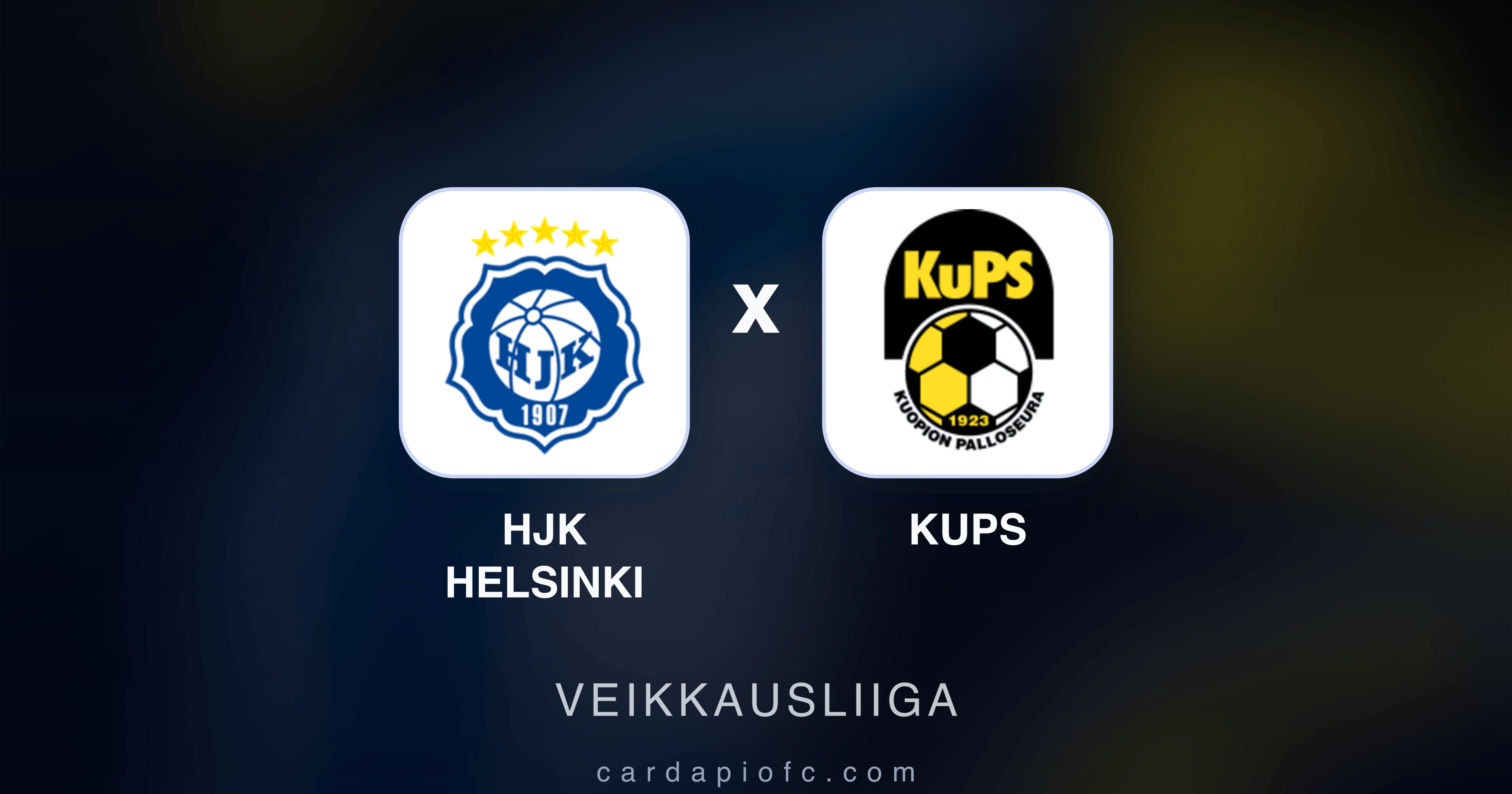 HJK Helsinki x KuPS - Veikkausliiga prévia da transmissão