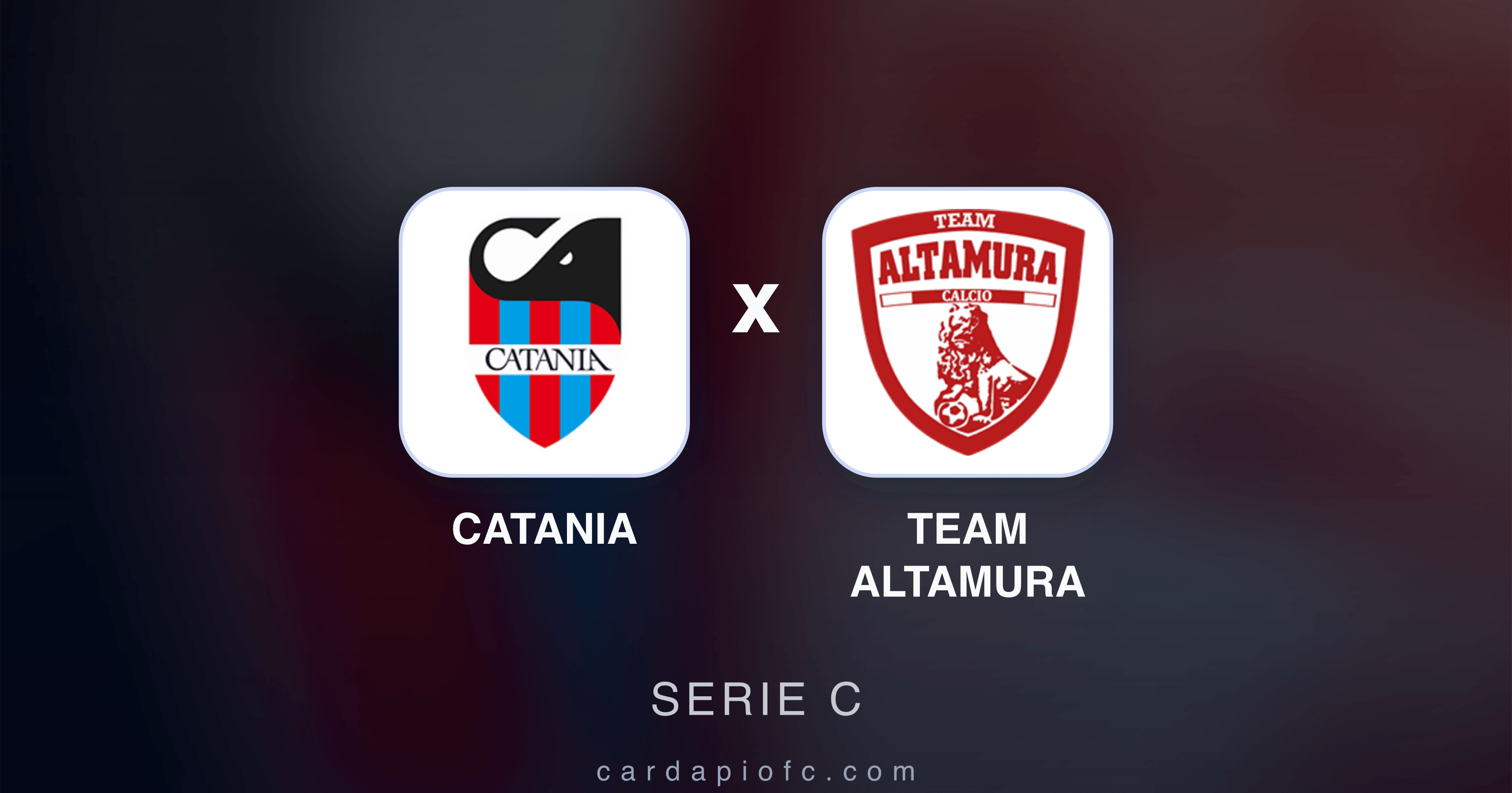 Catania x Team Altamura - Serie C prévia da transmissão
