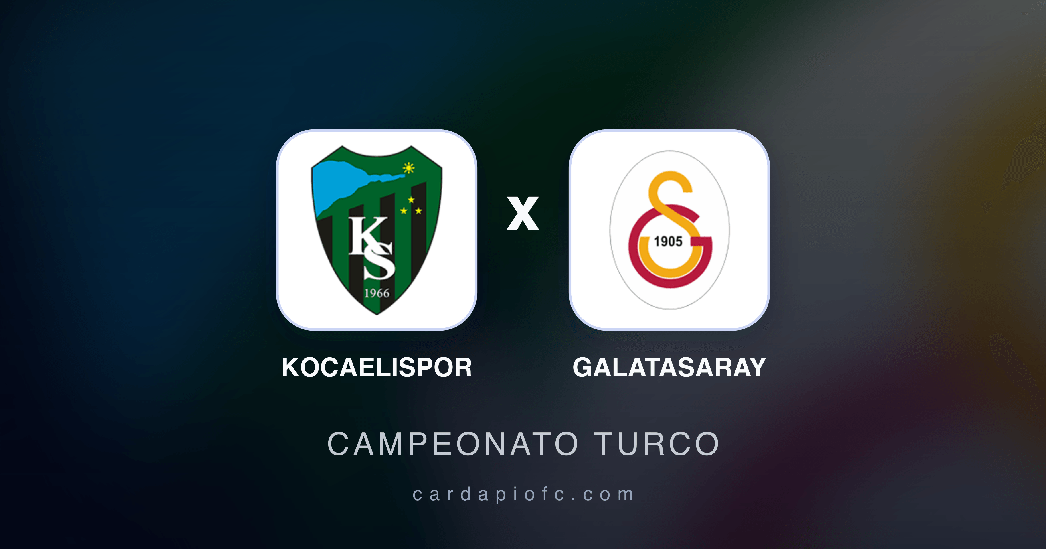 Kocaelispor x Galatasaray - Campeonato Turco prévia da transmissão