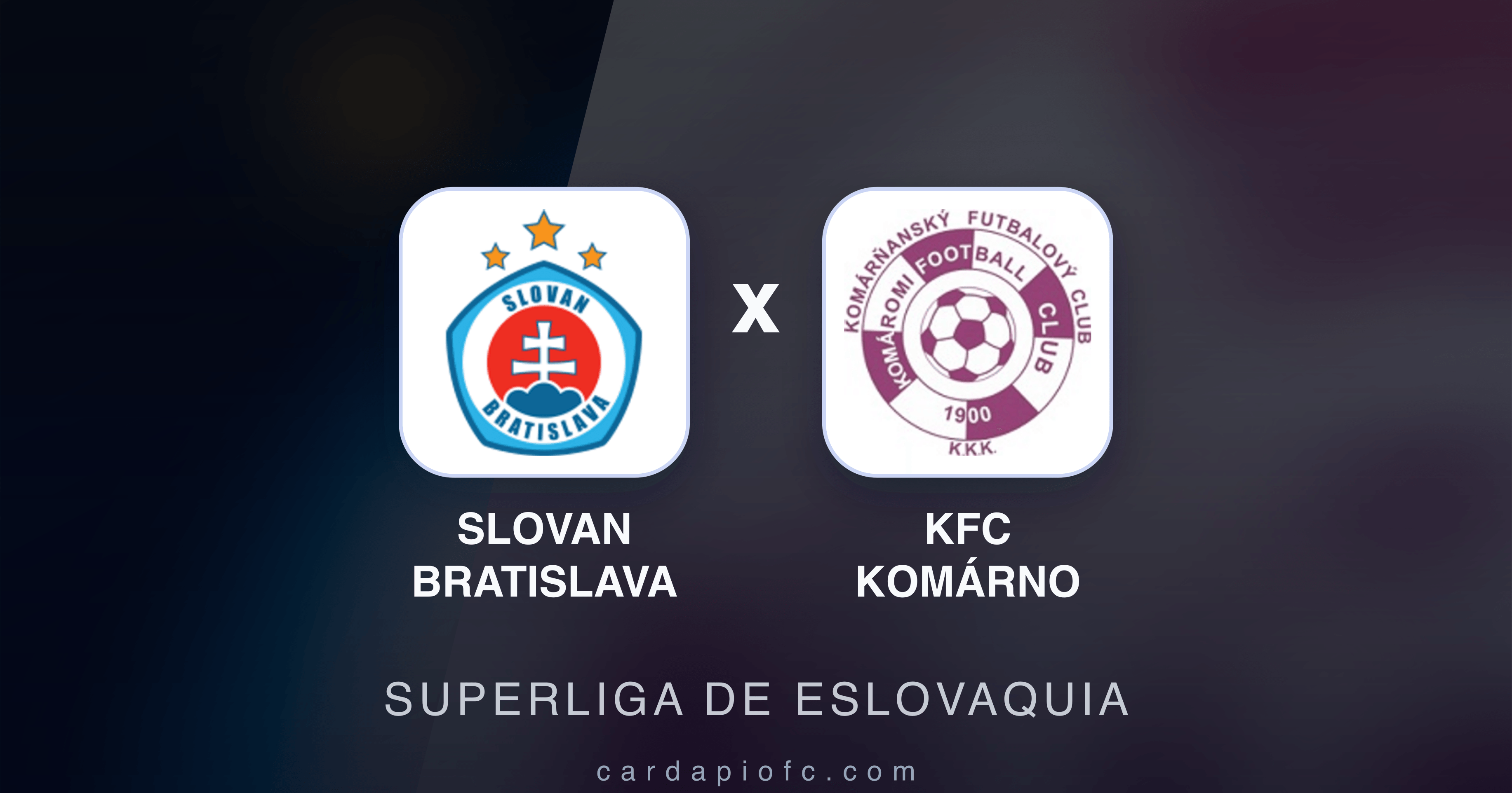 Slovan Bratislava x KFC Komárno - Superliga de Eslovaquia prévia da transmissão