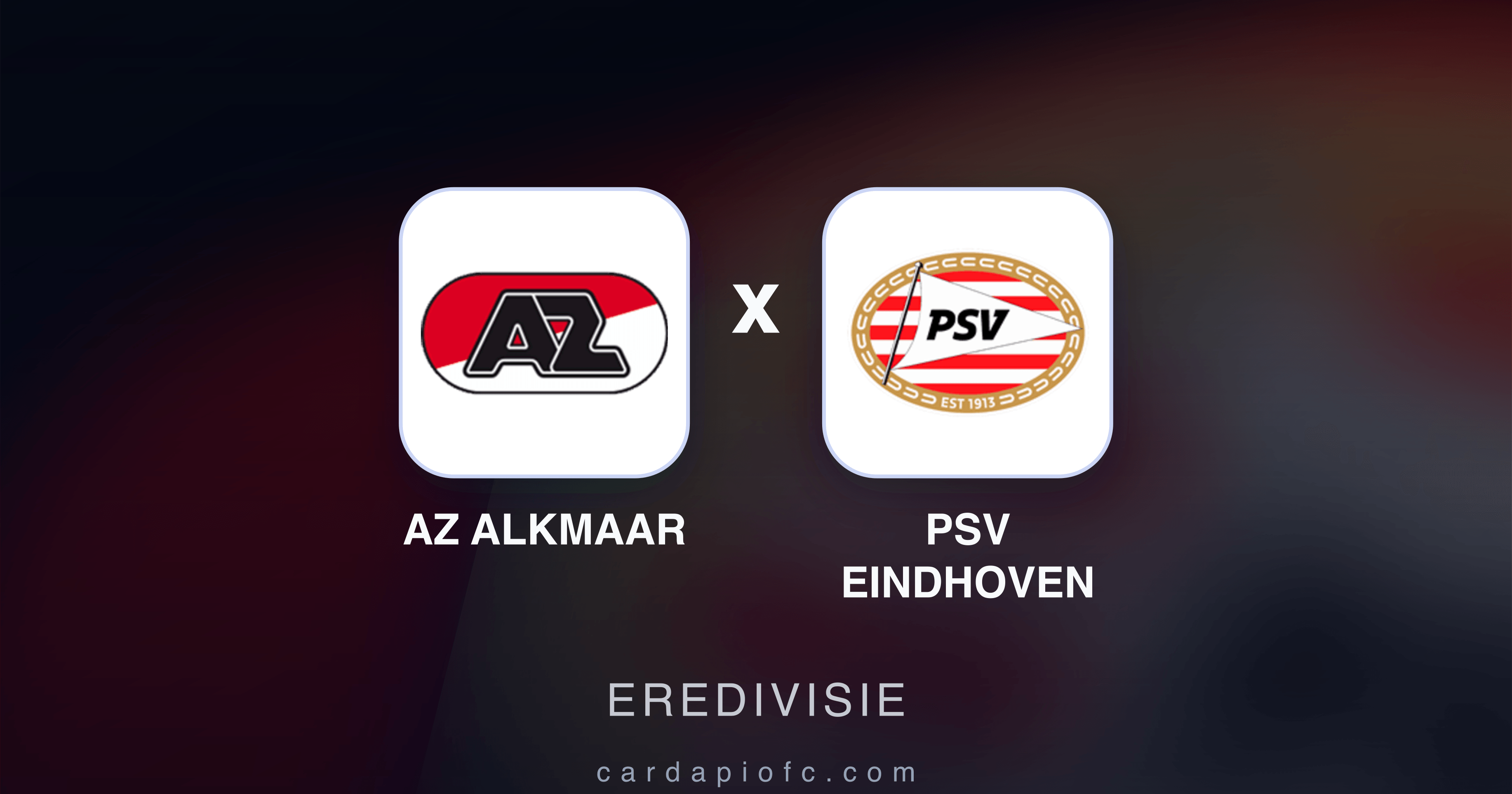 AZ Alkmaar x PSV Eindhoven - Eredivisie prévia da transmissão