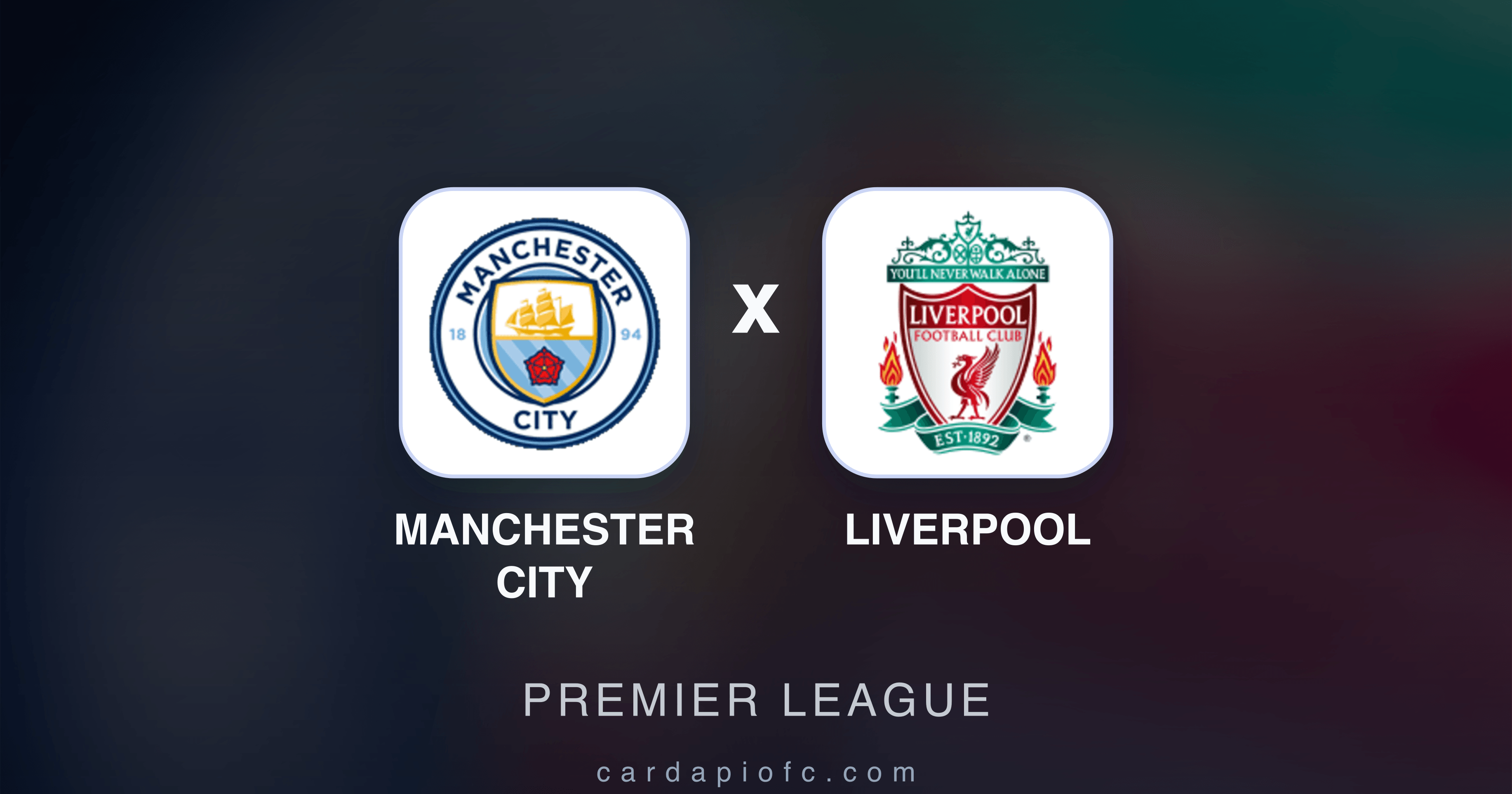 Manchester City x Liverpool - Premier League prévia da transmissão
