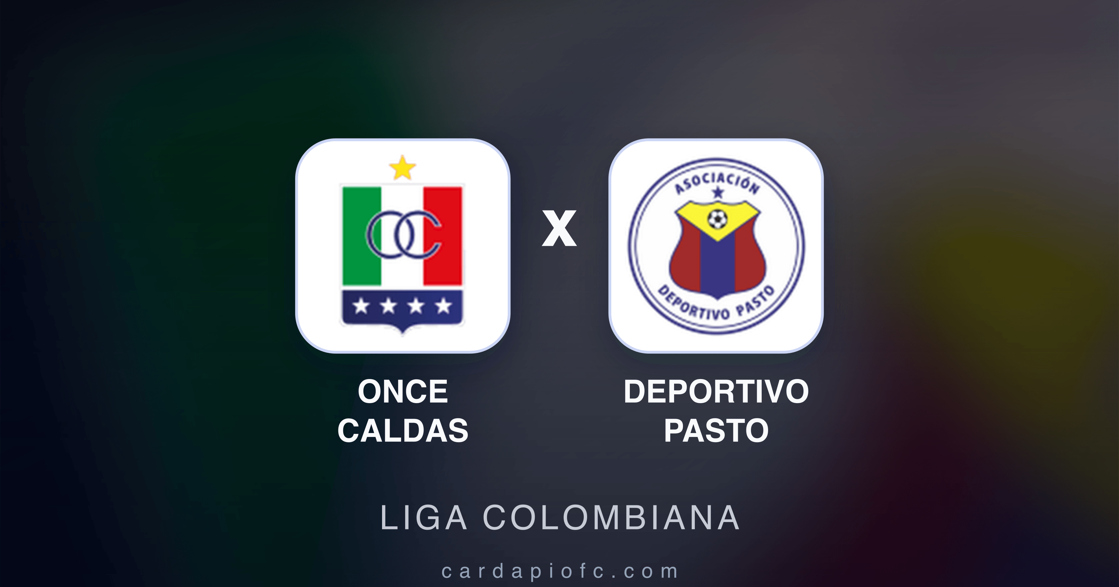 Once Caldas x Deportivo Pasto - Liga Colombiana prévia da transmissão