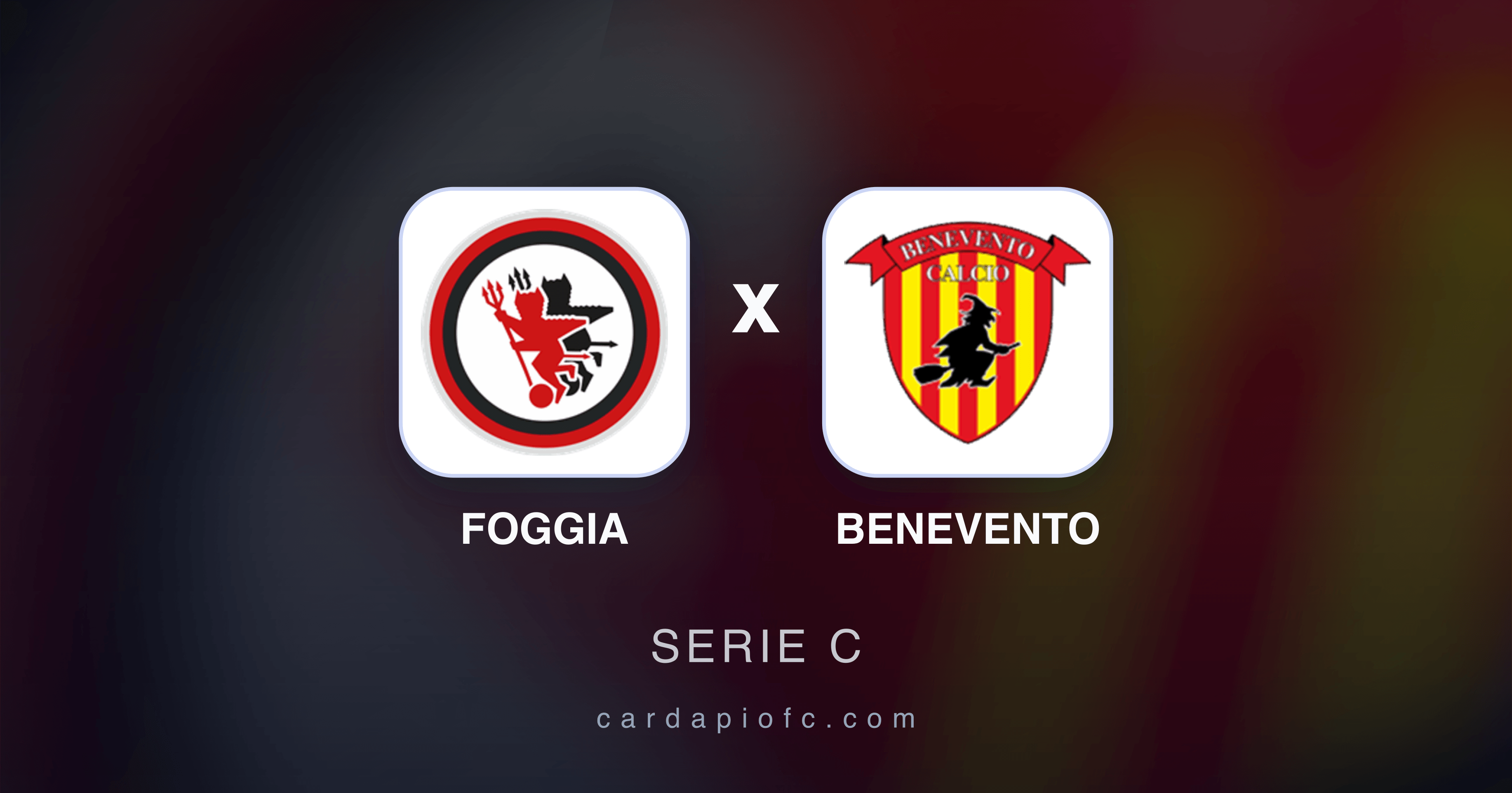 Foggia x Benevento - Serie C prévia da transmissão
