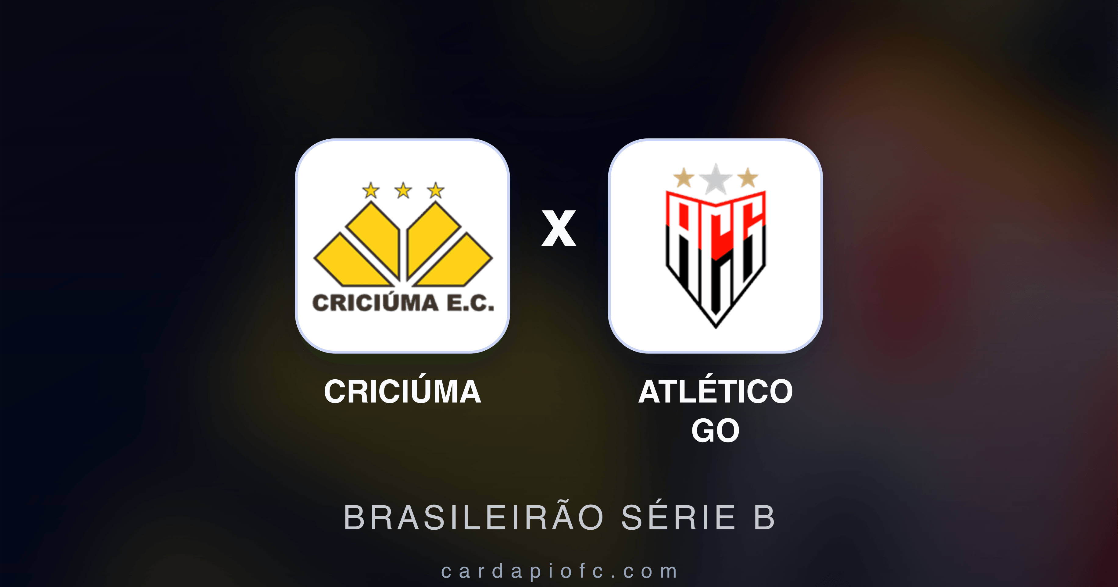 Criciúma x Atlético GO - Brasileirão Série B prévia da transmissão