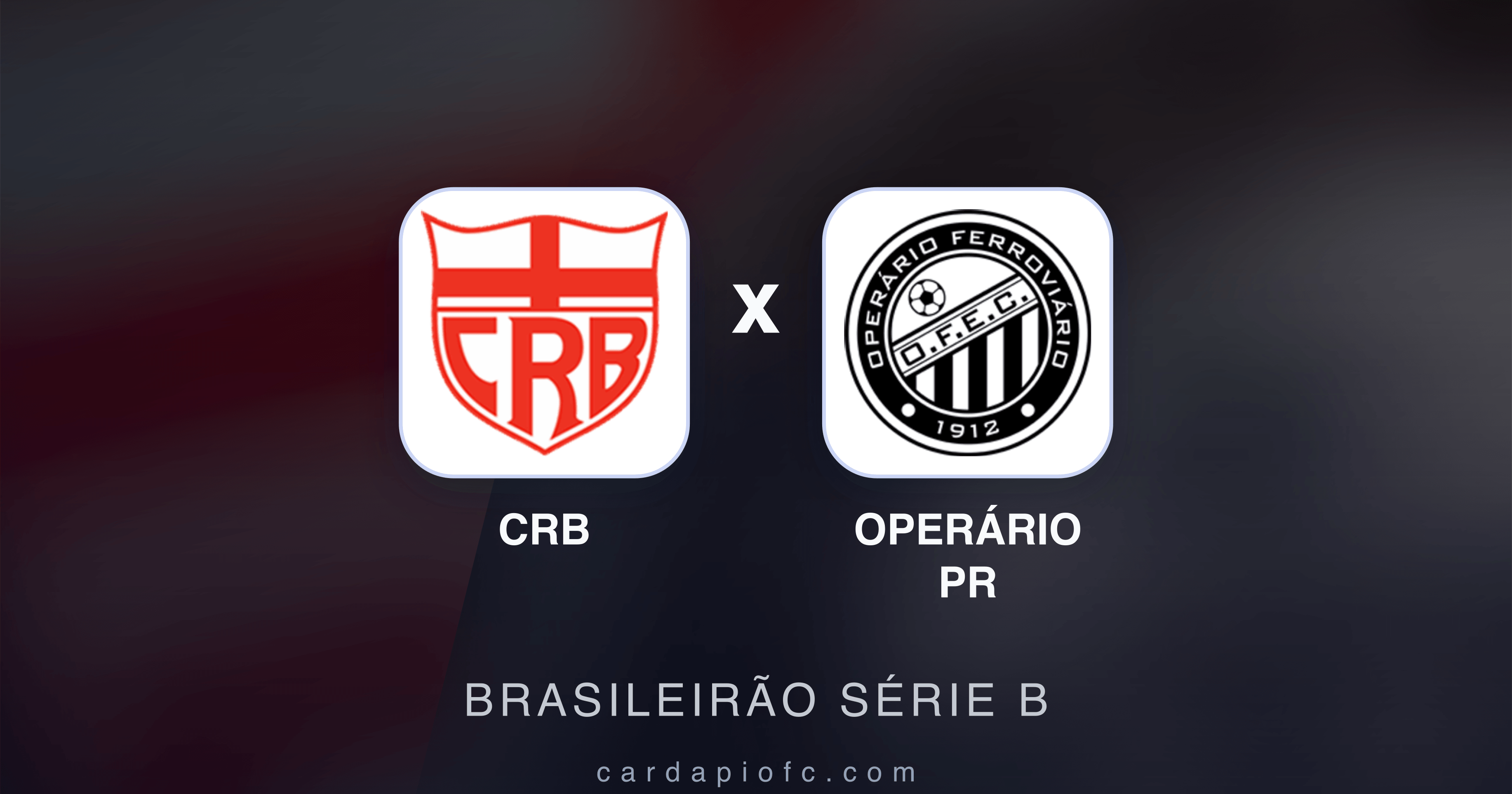 CRB x Operário PR - Brasileirão Série B prévia da transmissão