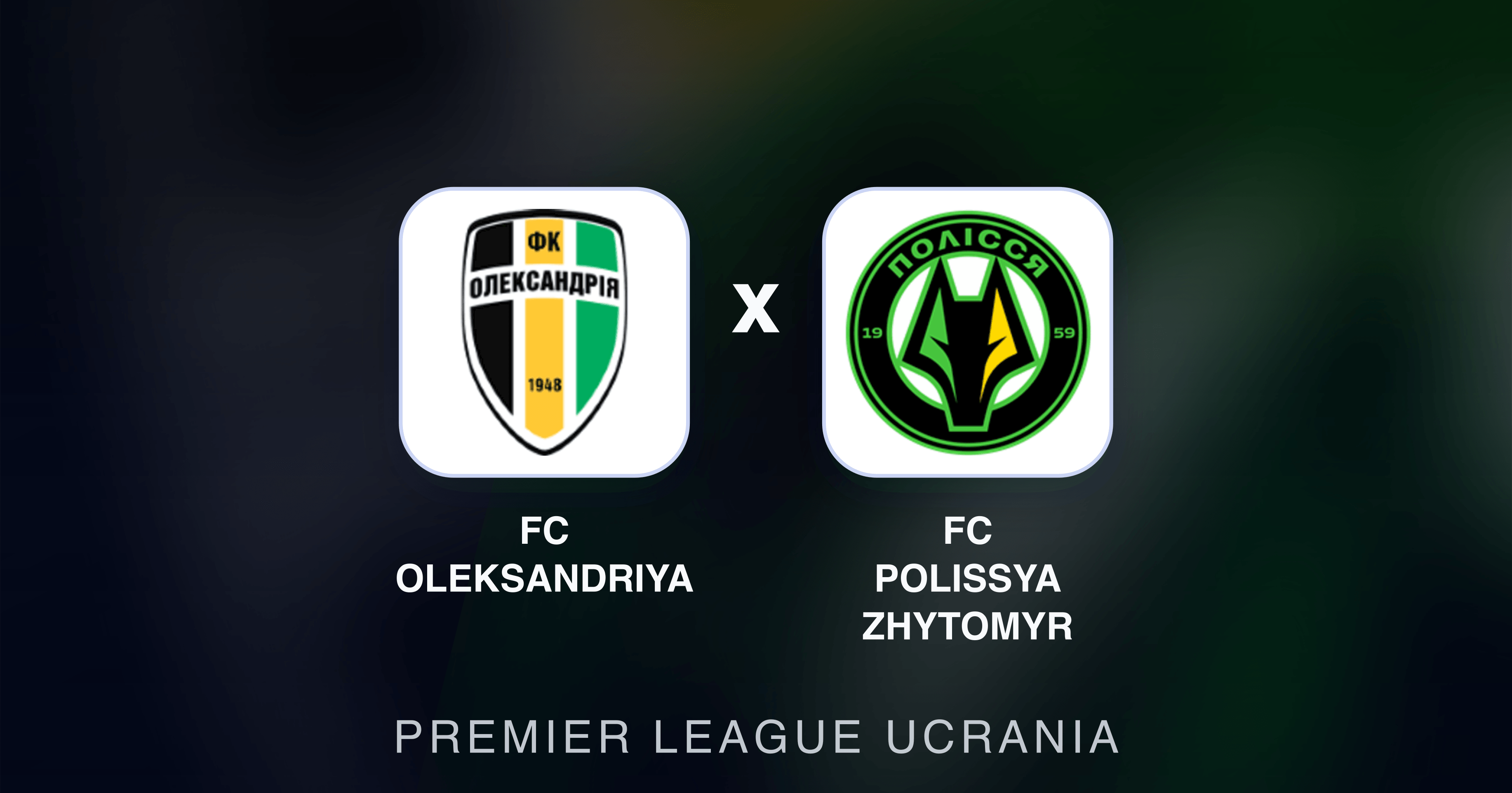 FC Oleksandriya x FC Polissya Zhytomyr - Premier League Ucrania prévia da transmissão