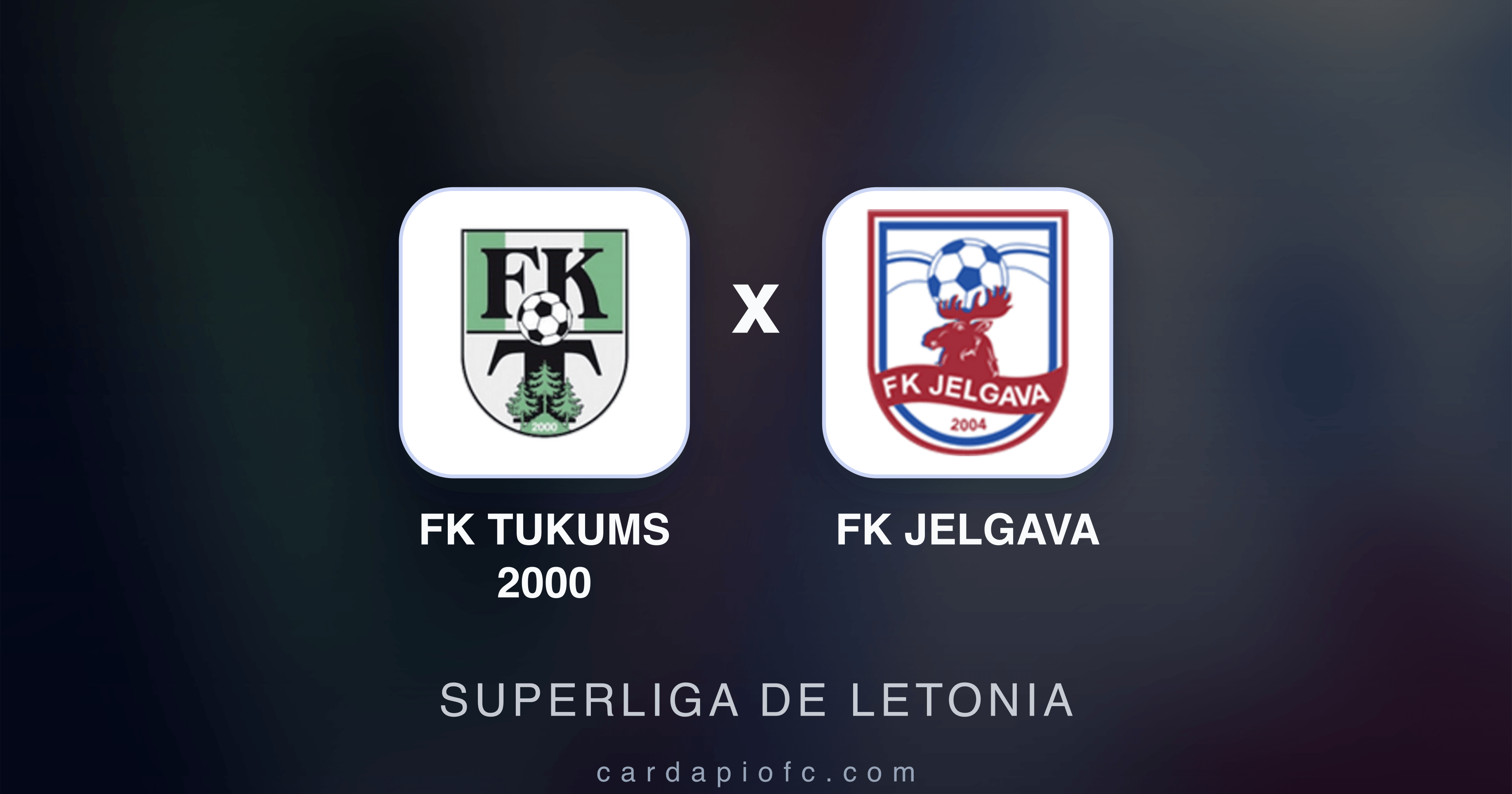 FK Tukums 2000 x FK Jelgava - Superliga de Letonia prévia da transmissão