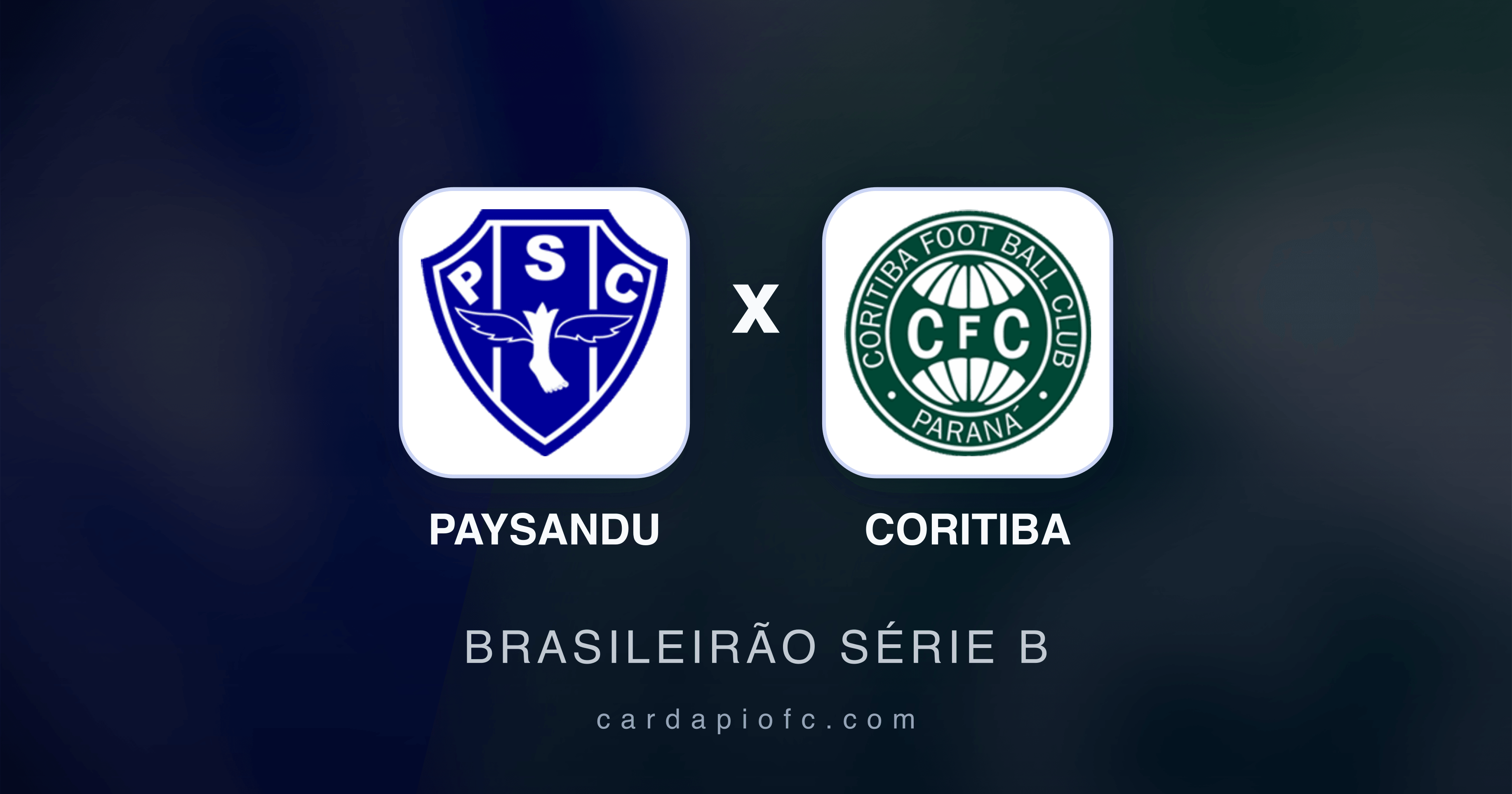 Paysandu x Coritiba - Brasileirão Série B prévia da transmissão