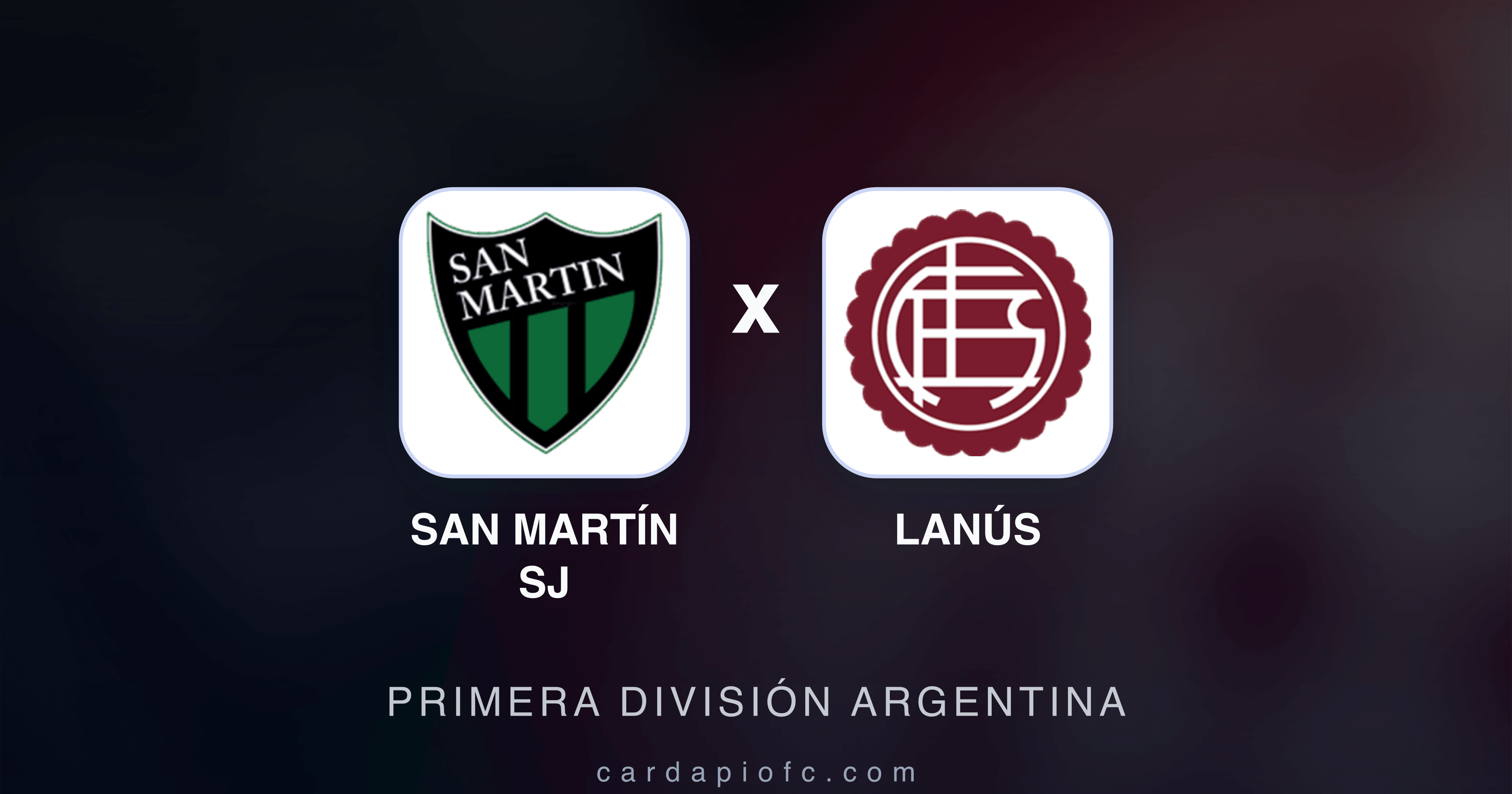 San Martín SJ x Lanús - Primera División Argentina prévia da transmissão