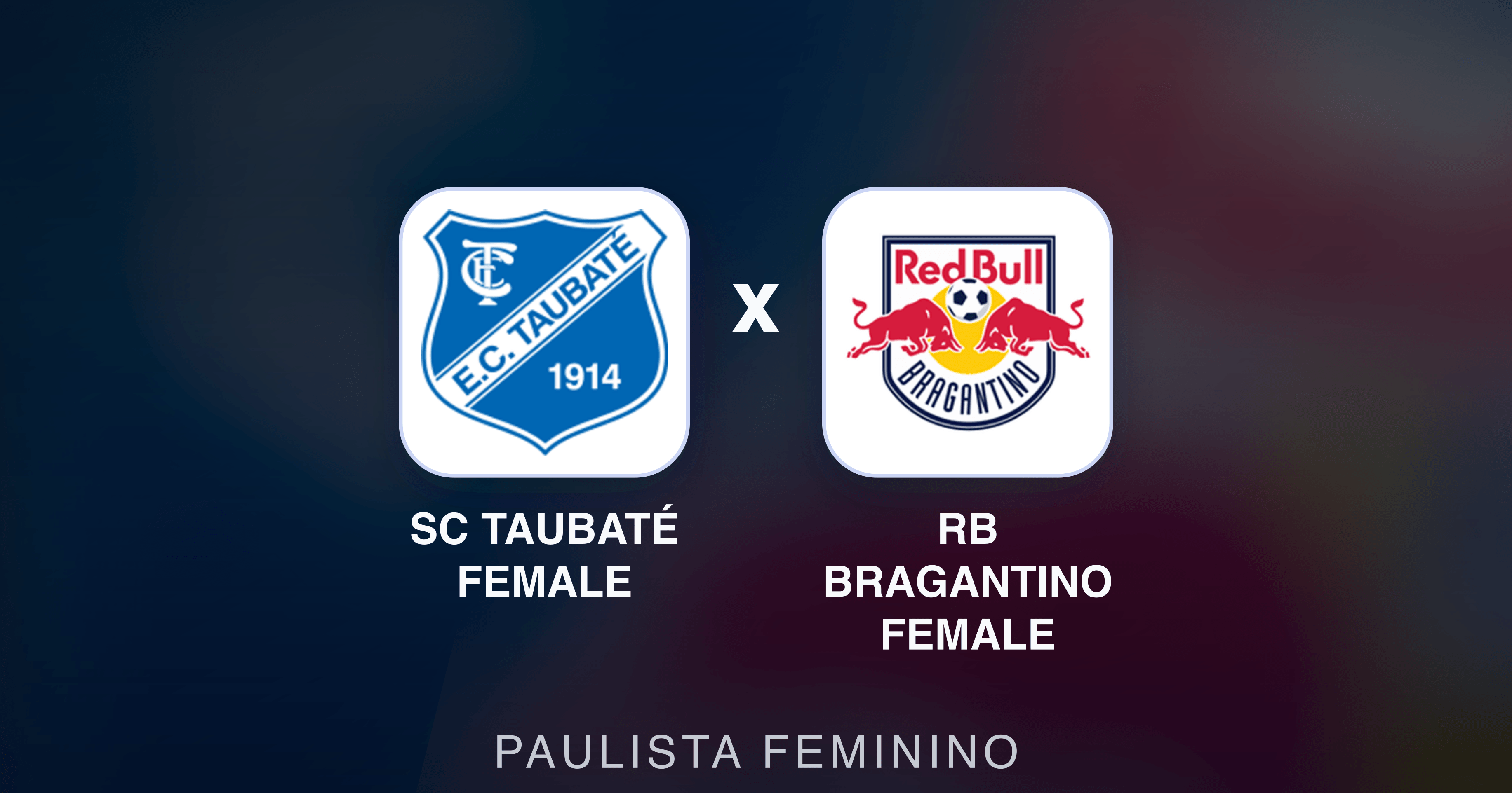 SC Taubaté Female x RB Bragantino Female - Paulista Feminino prévia da transmissão