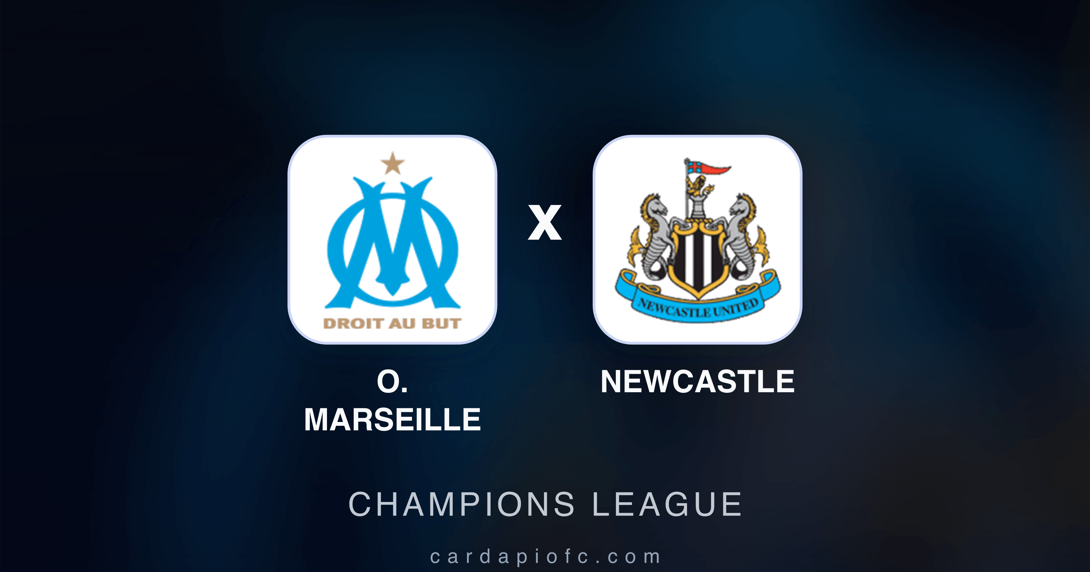 O. Marseille x Newcastle - Champions League broadcast preview