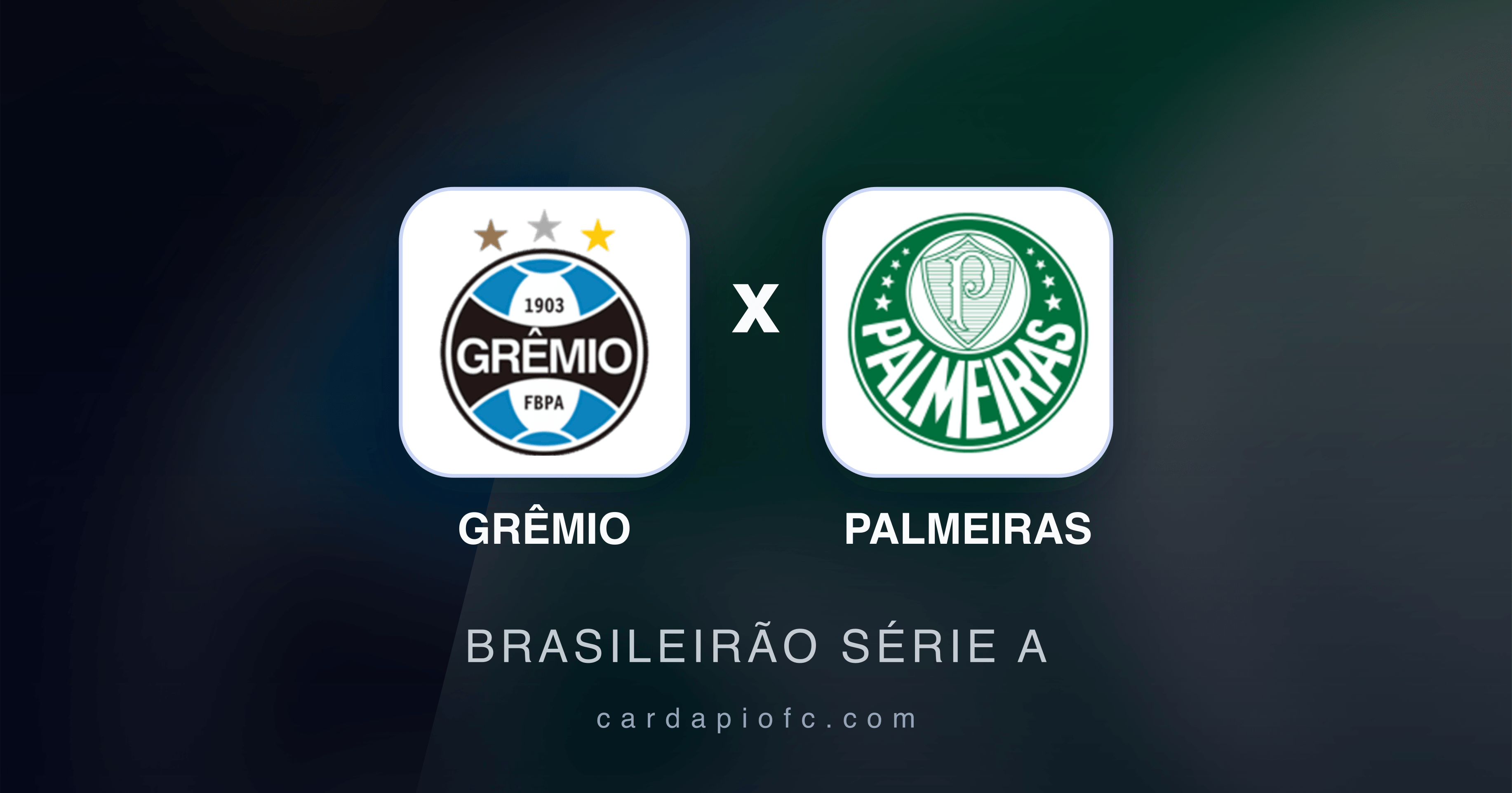Grêmio x Palmeiras - Brasileirão Série A broadcast preview