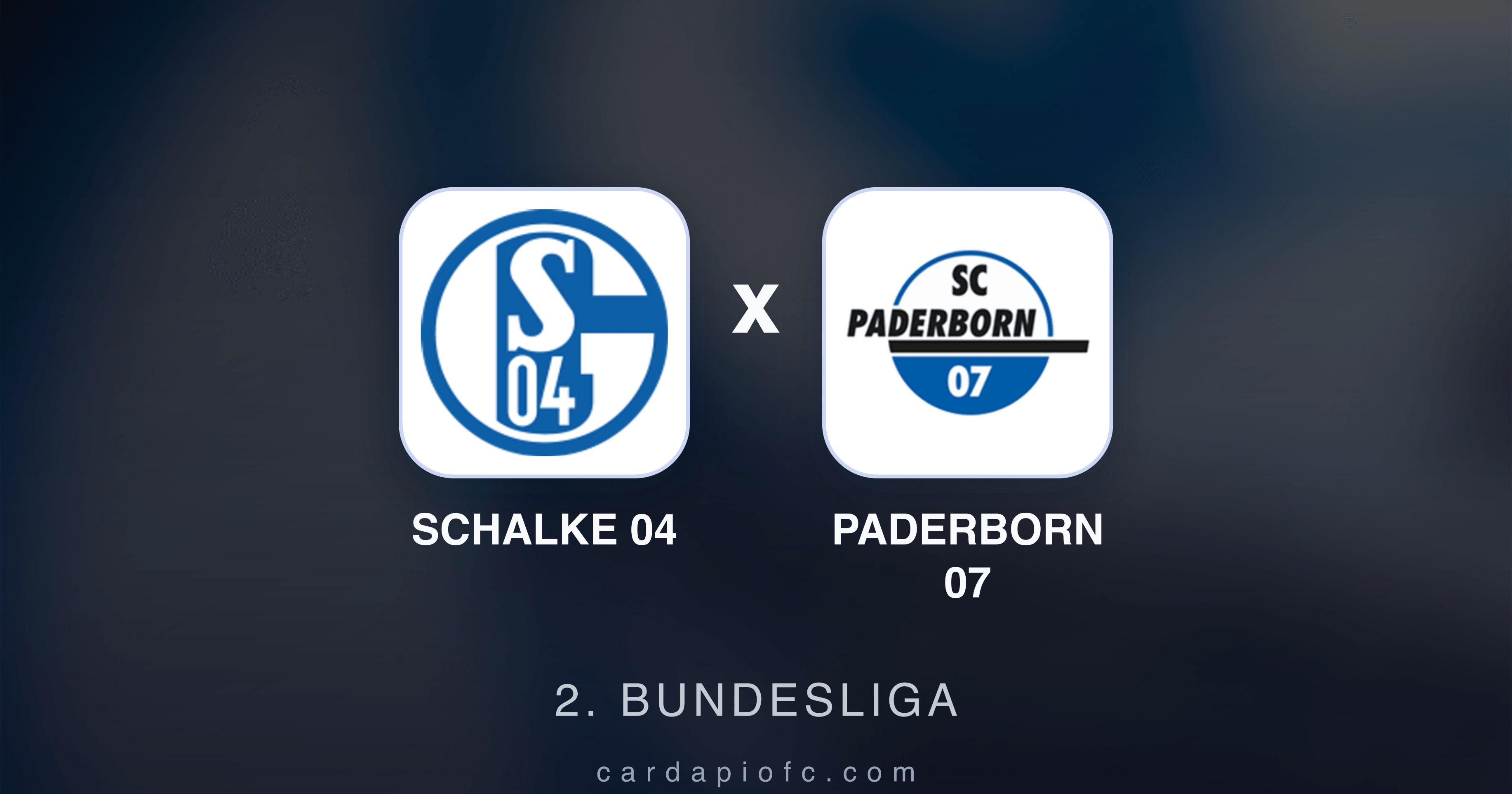 Schalke 04 x Paderborn 07 - 2. Bundesliga broadcast preview