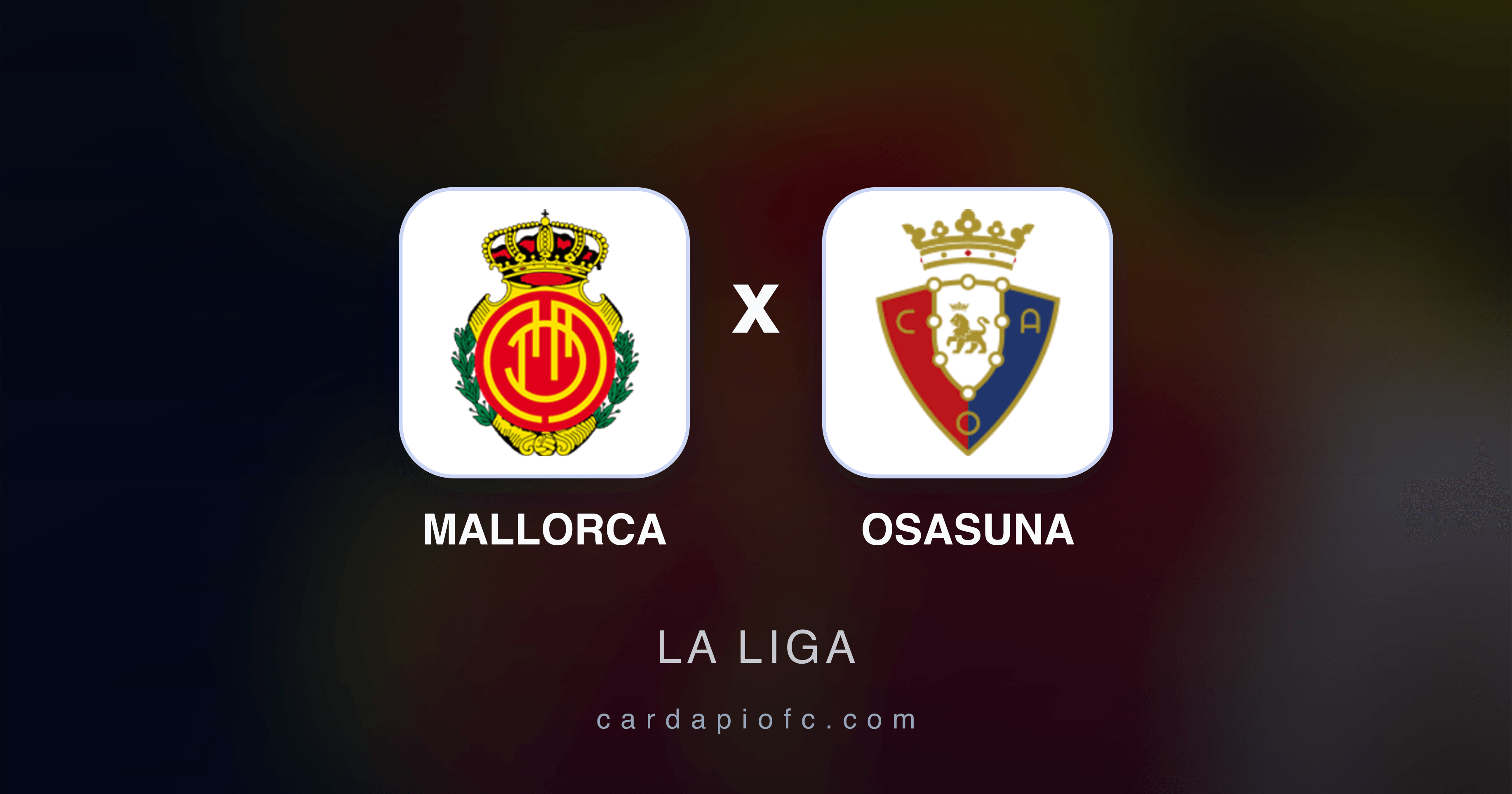 Mallorca x Osasuna - La Liga broadcast preview