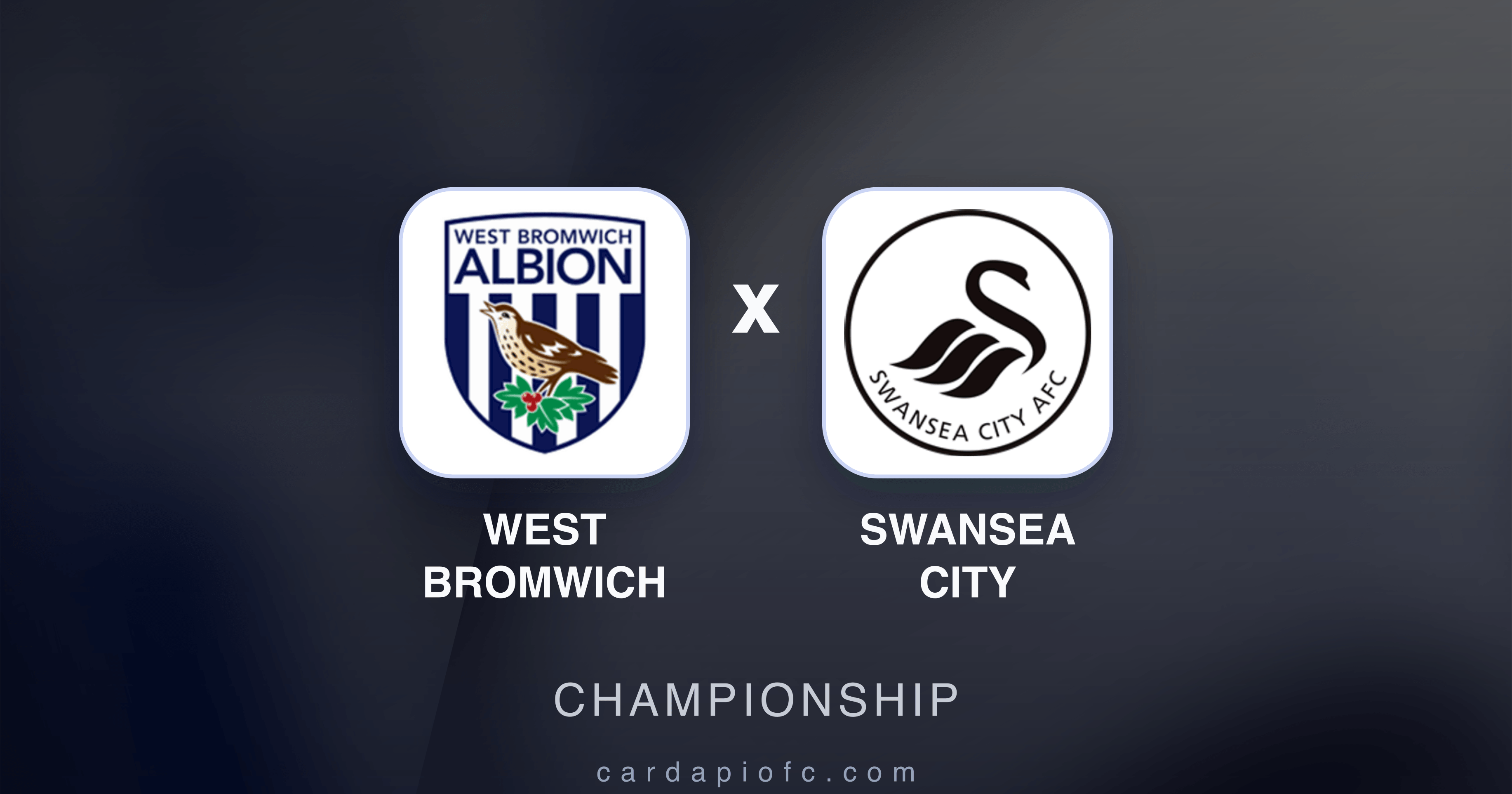 West Bromwich x Swansea City - Championship broadcast preview