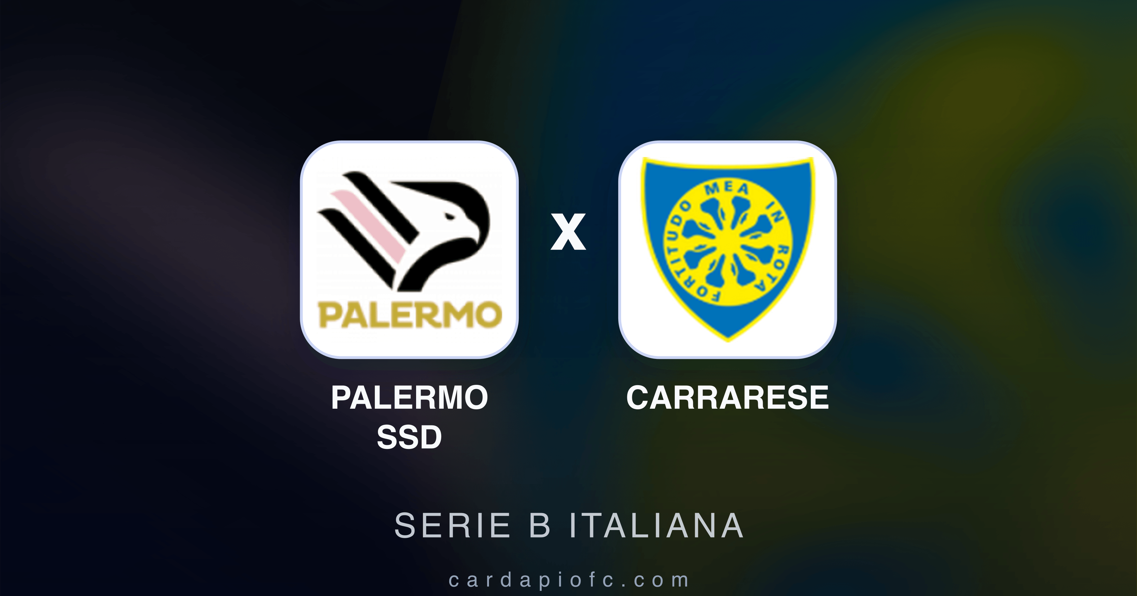 Palermo SSD x Carrarese - Serie B Italiana broadcast preview