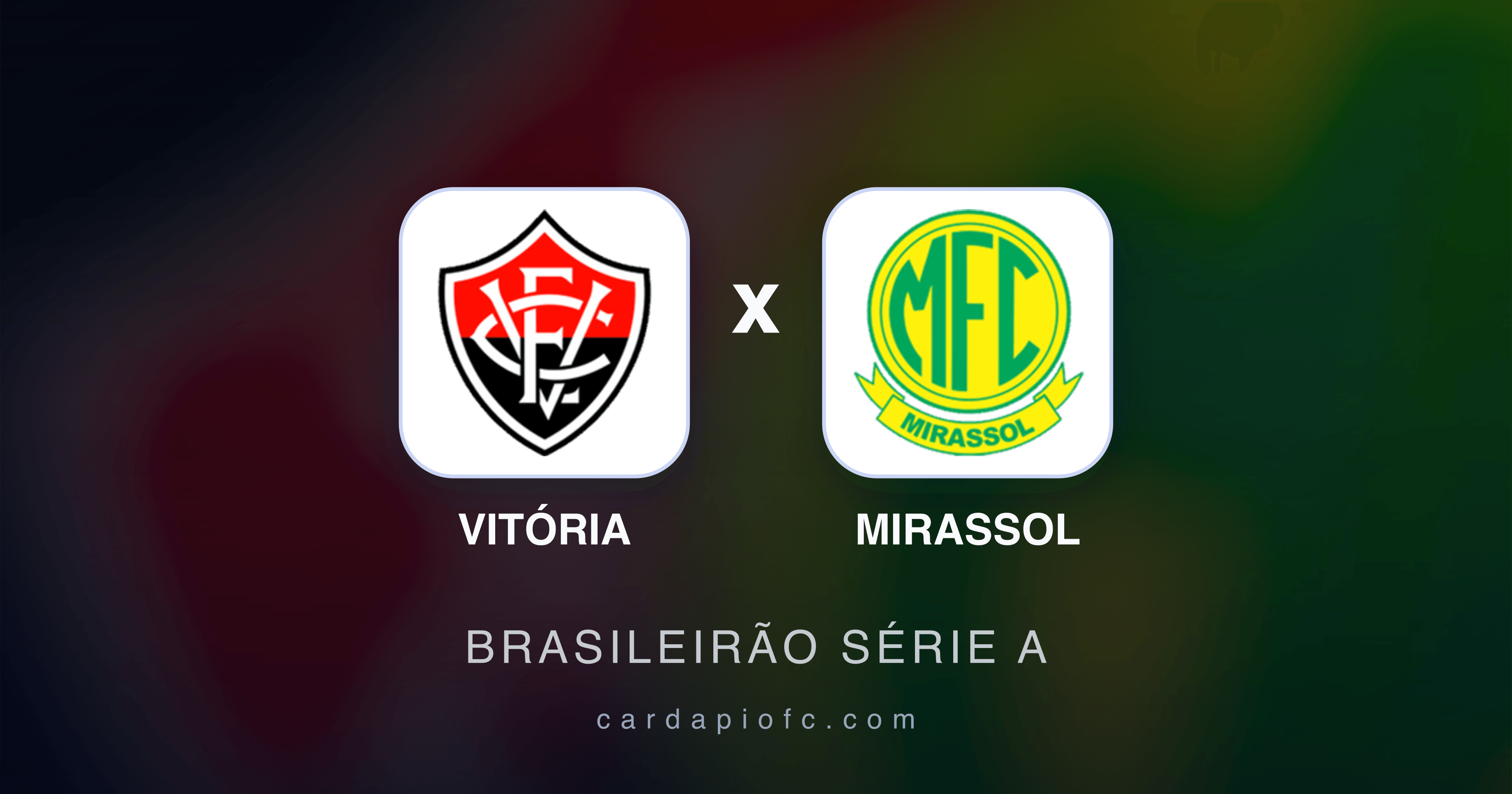 Vitória x Mirassol - Brasileirão Série A broadcast preview