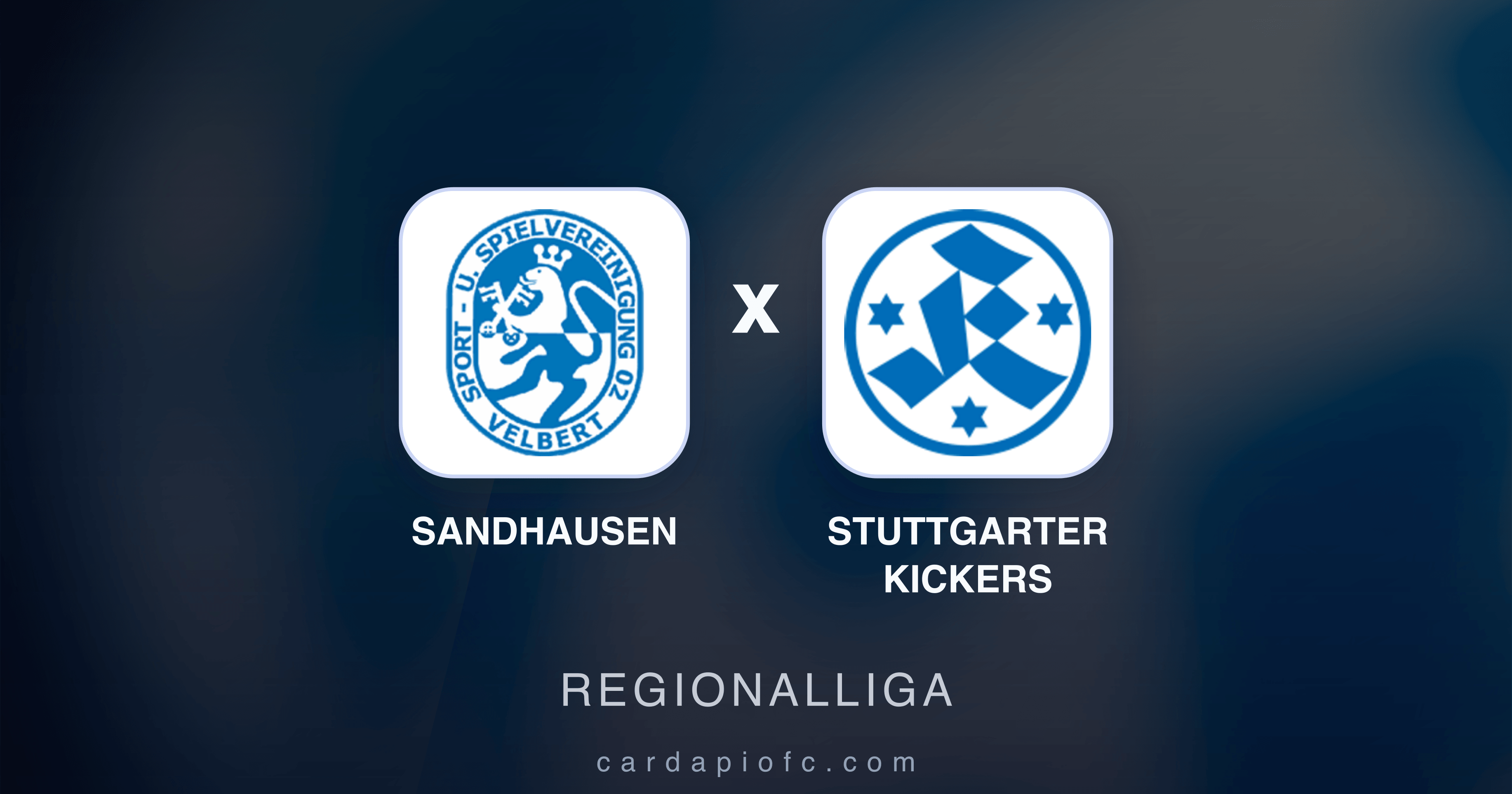 Sandhausen x Stuttgarter Kickers - Regionalliga broadcast preview