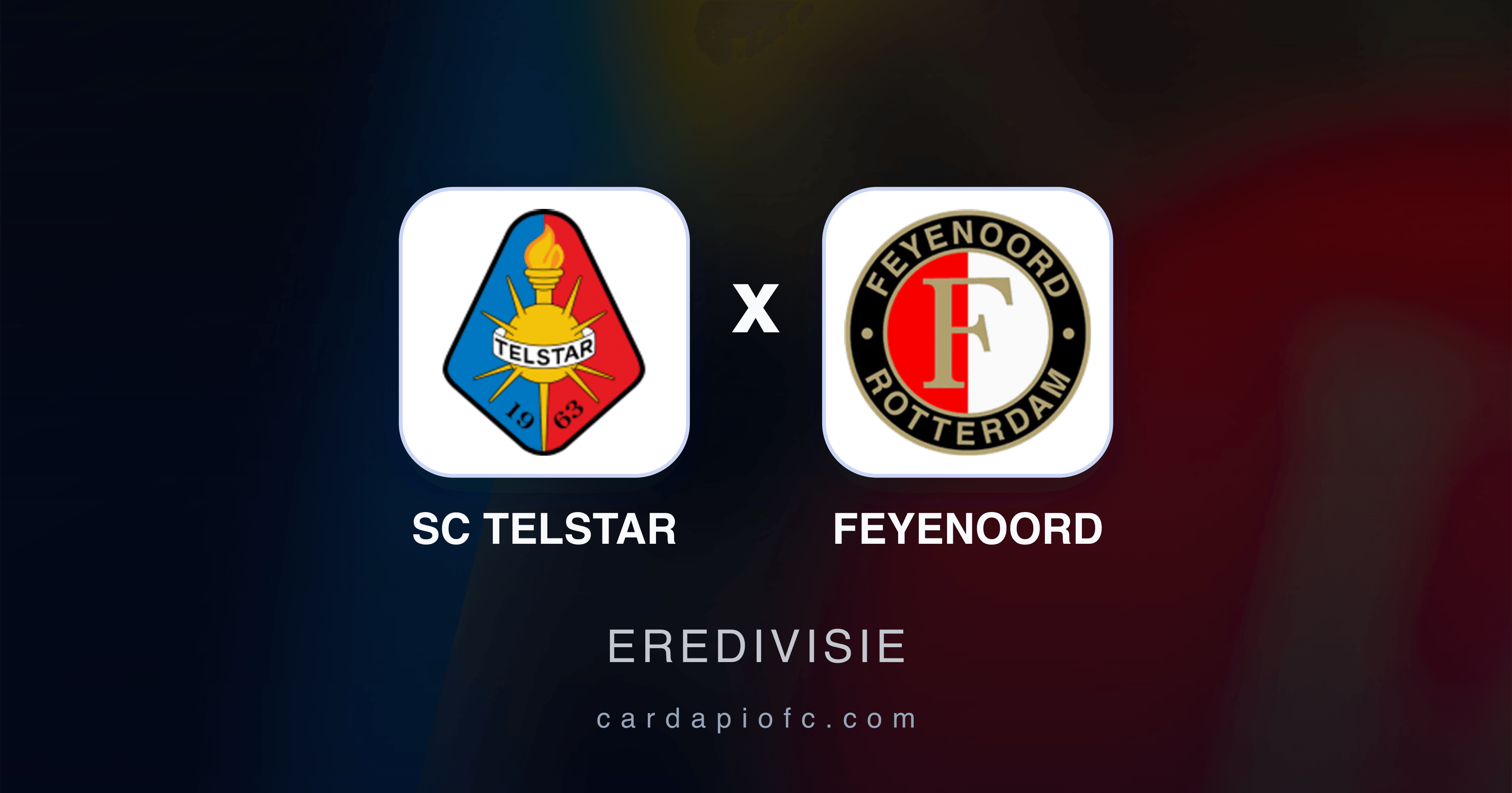 SC Telstar x Feyenoord - Eredivisie broadcast preview