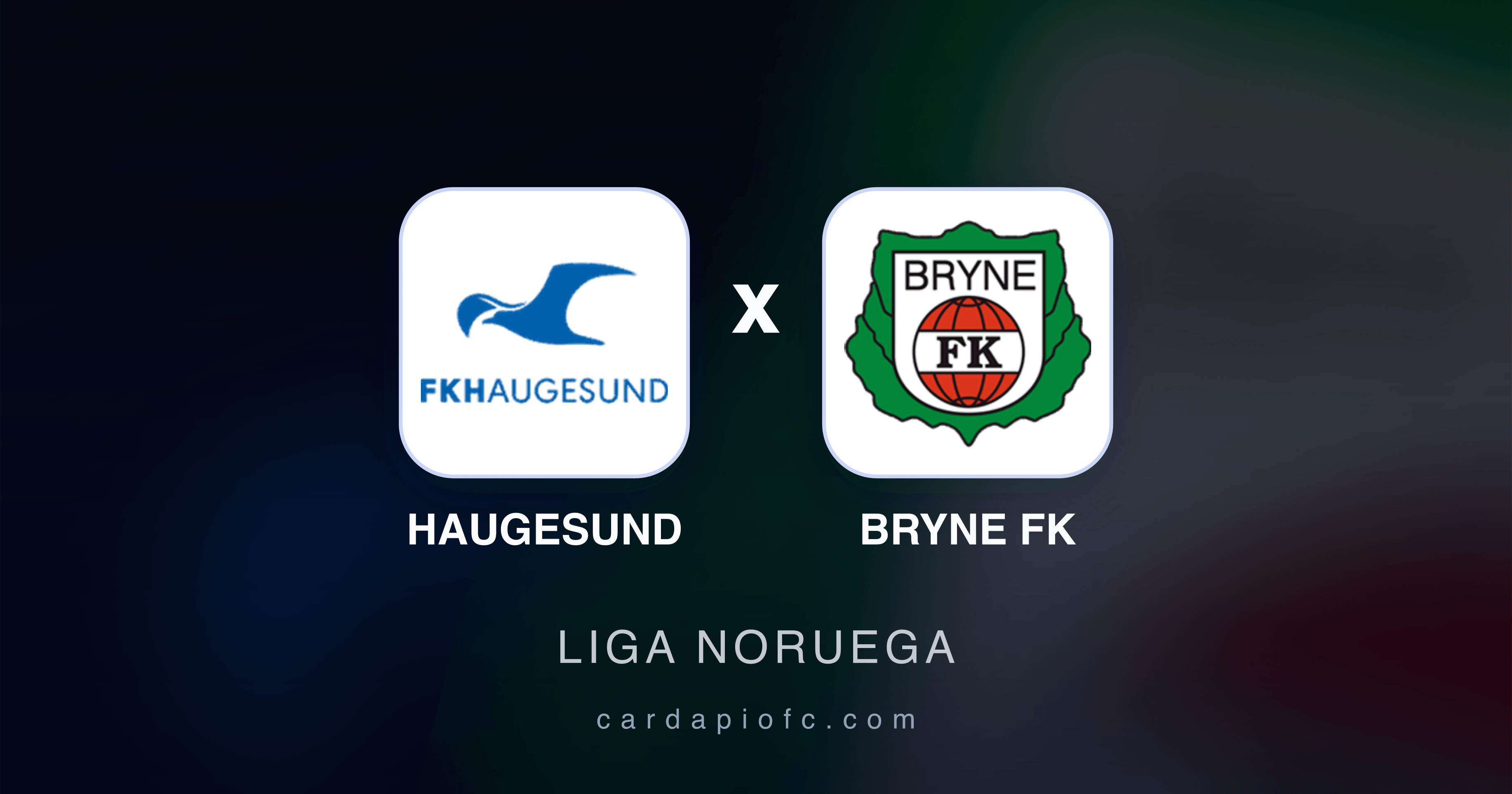 Haugesund x Bryne FK - Liga Noruega broadcast preview