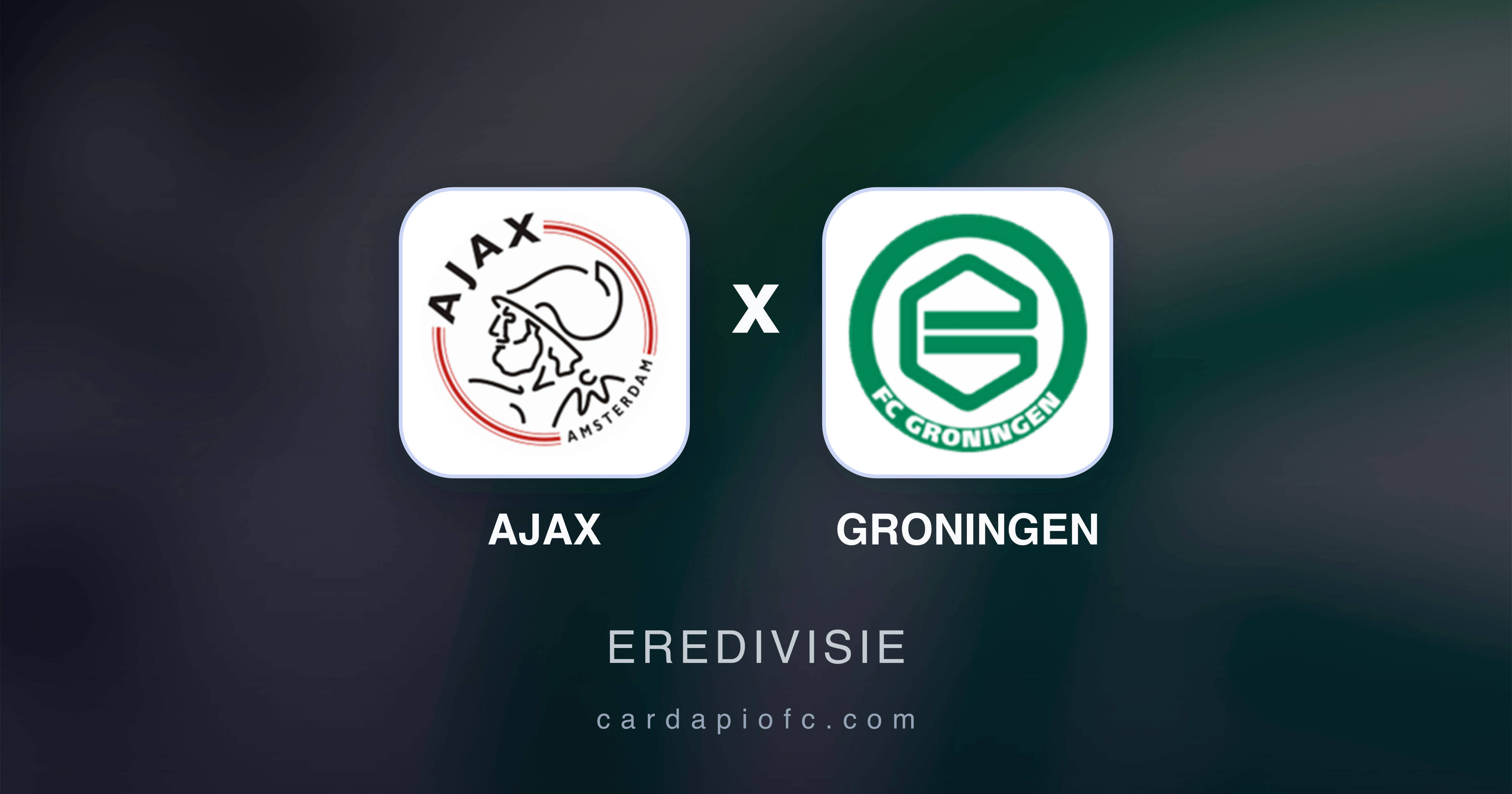 Ajax x Groningen - Eredivisie broadcast preview
