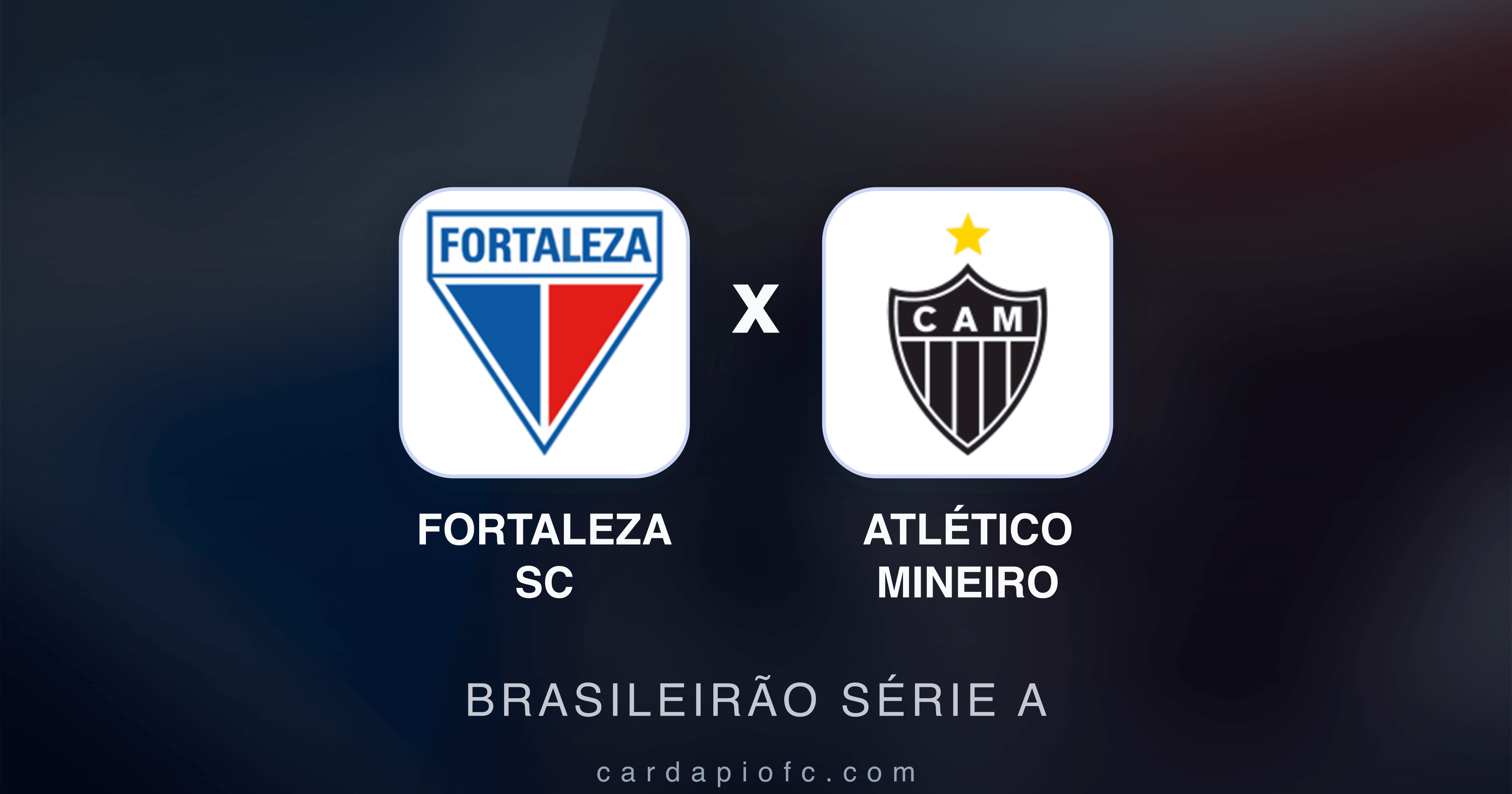 Fortaleza SC x Atlético Mineiro - Brasileirão Série A broadcast preview