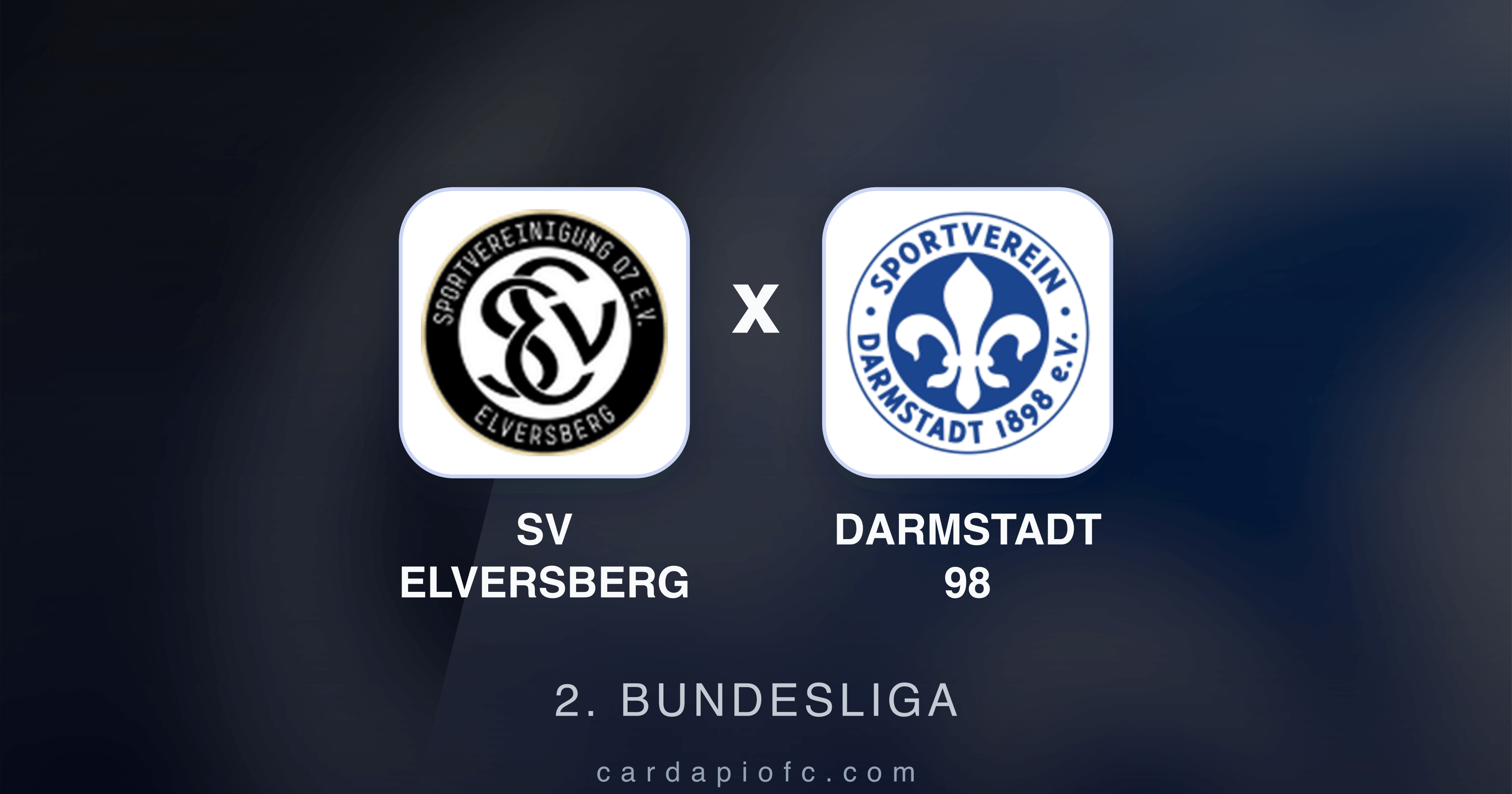 SV Elversberg x Darmstadt 98 - 2. Bundesliga broadcast preview