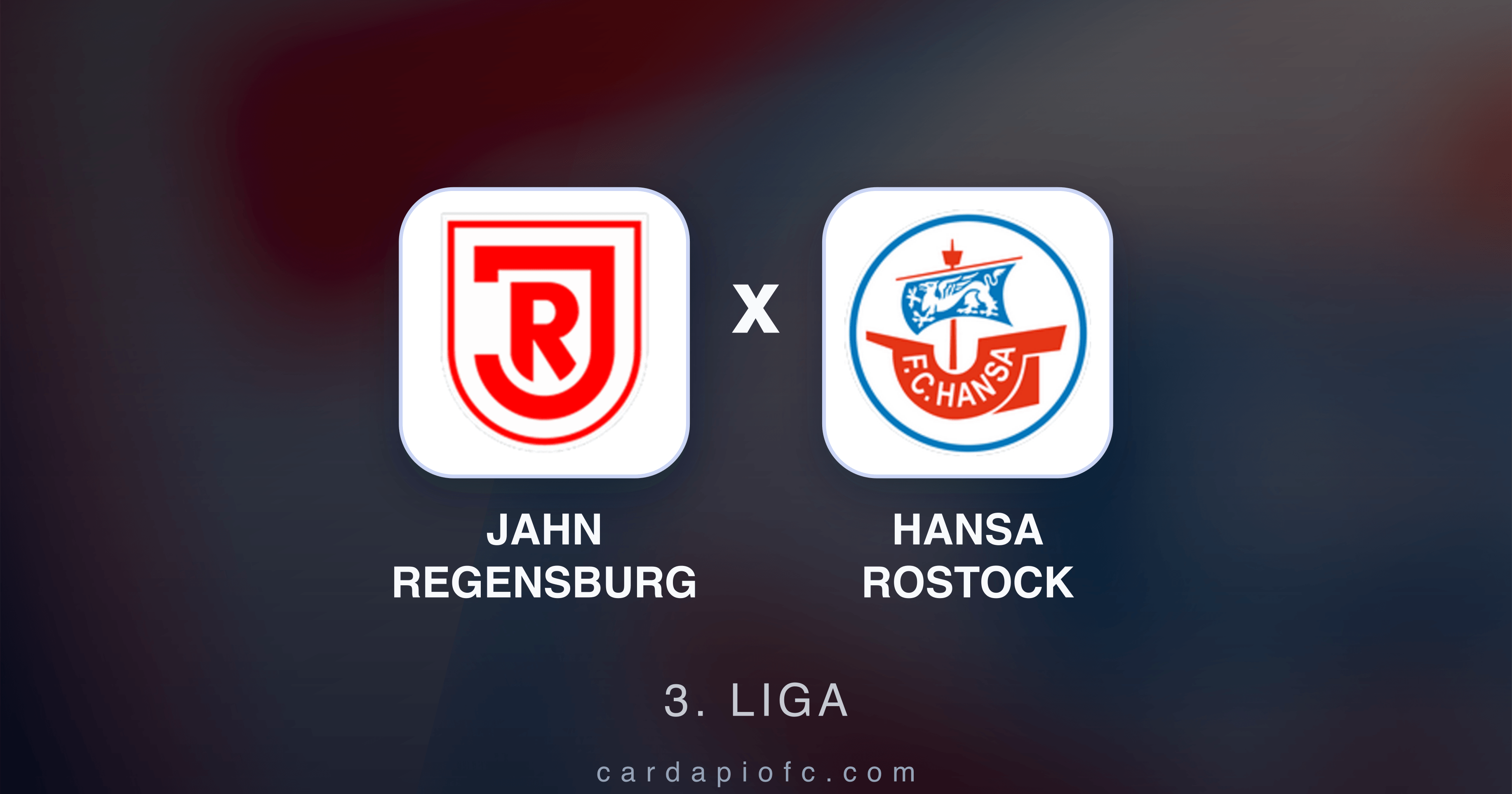 Jahn Regensburg x Hansa Rostock - 3. Liga broadcast preview