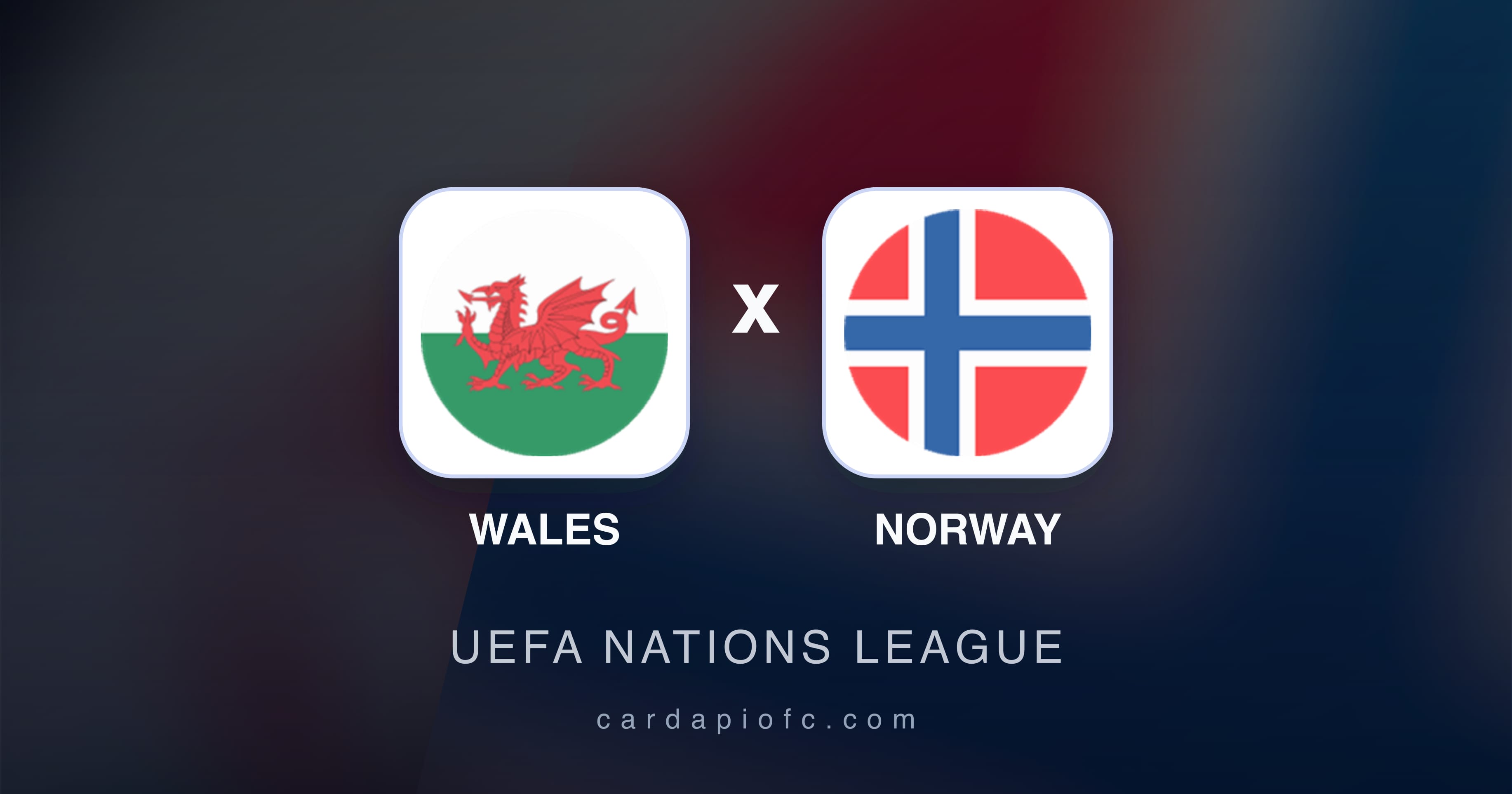 Prévia da transmissão de Wales x Norway (UEFA Nations League)