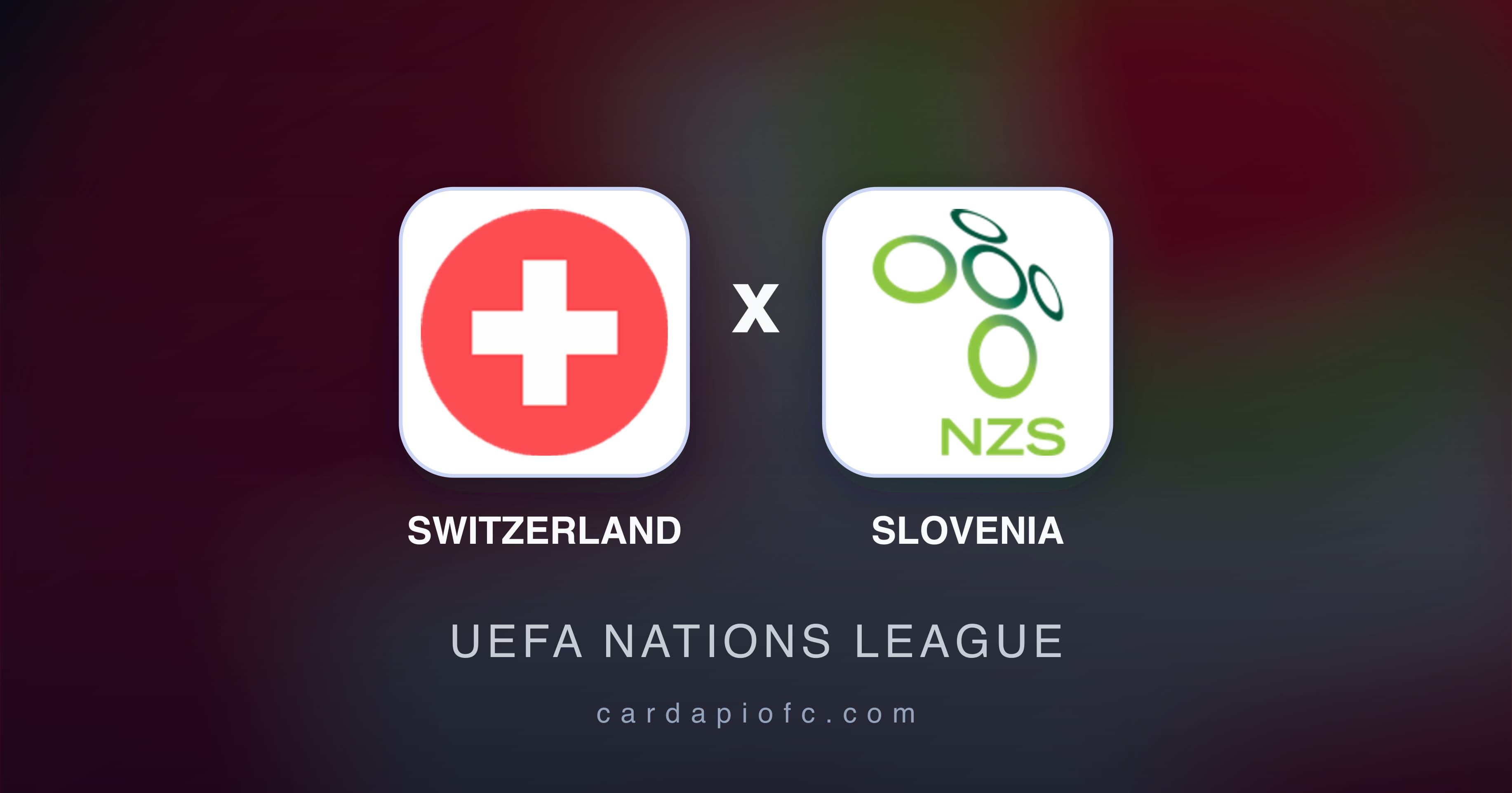 Prévia da transmissão de Switzerland x Slovenia (UEFA Nations League)