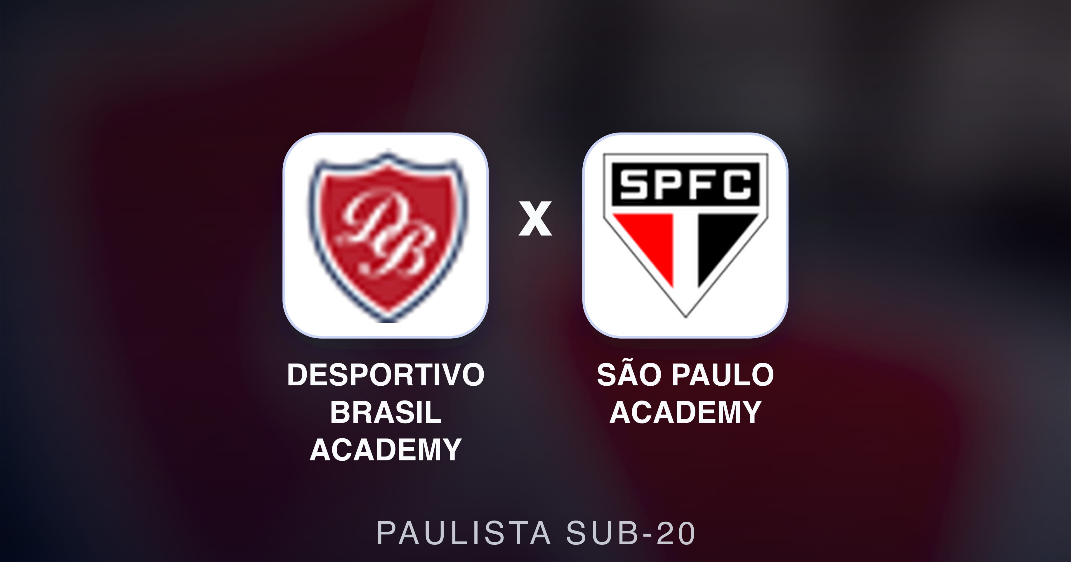 Preview image for Desportivo Brasil Academy vs São Paulo Academy (Paulista Sub-20)
