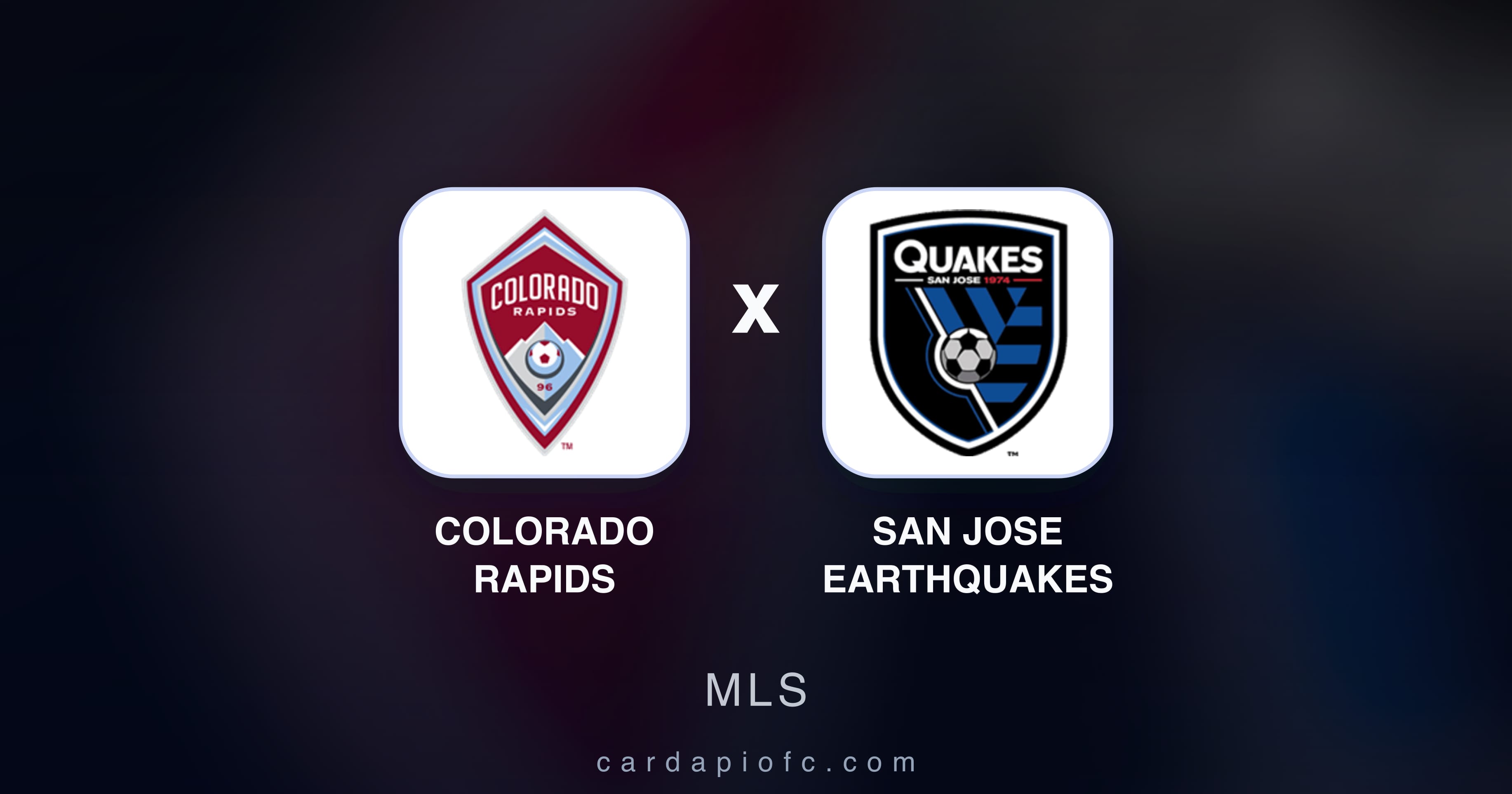 Preview image for Colorado Rapids vs San Jose Earthquakes (MLS)