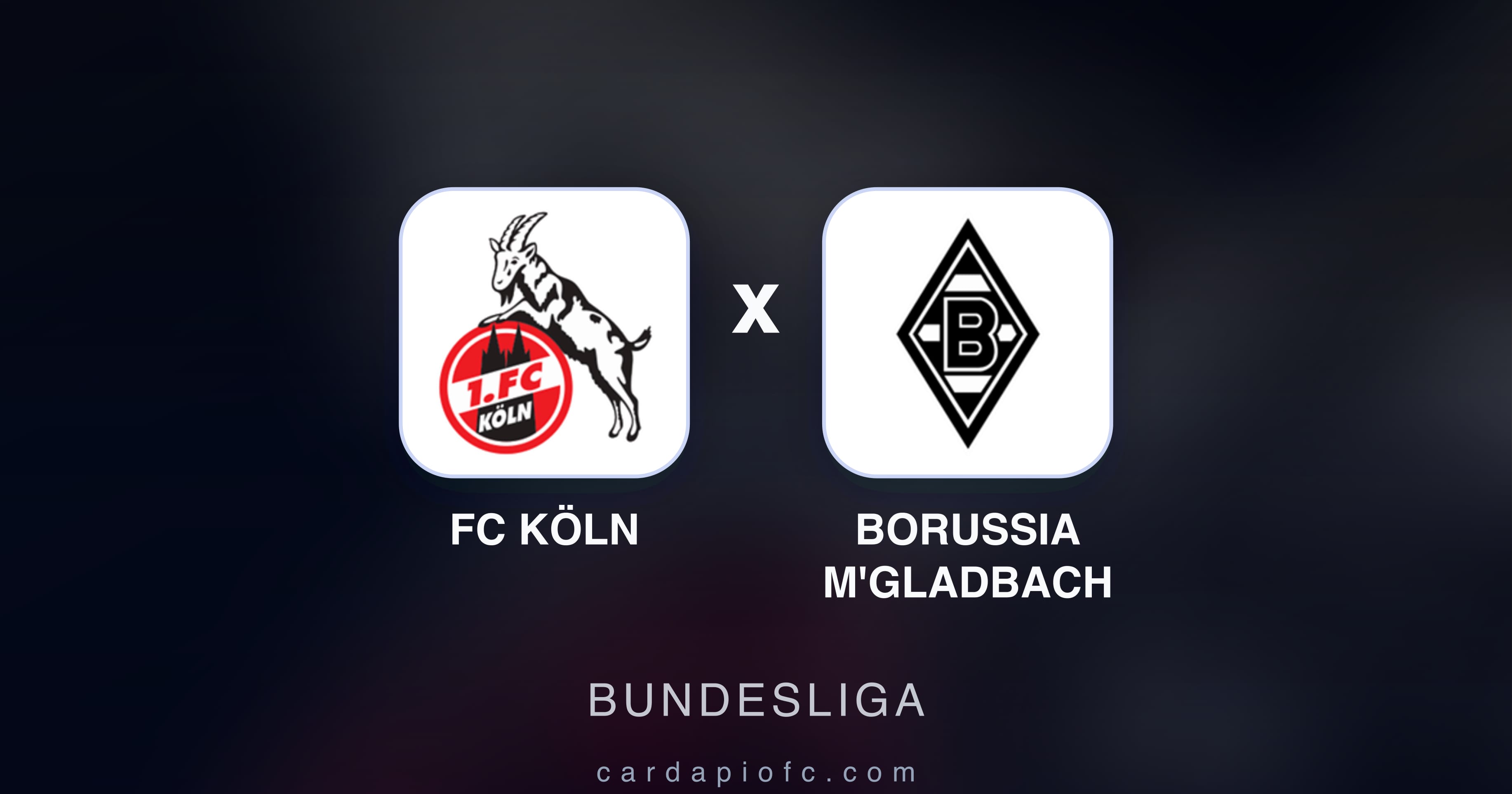 Preview image for FC Köln vs Borussia M'gladbach (Bundesliga)