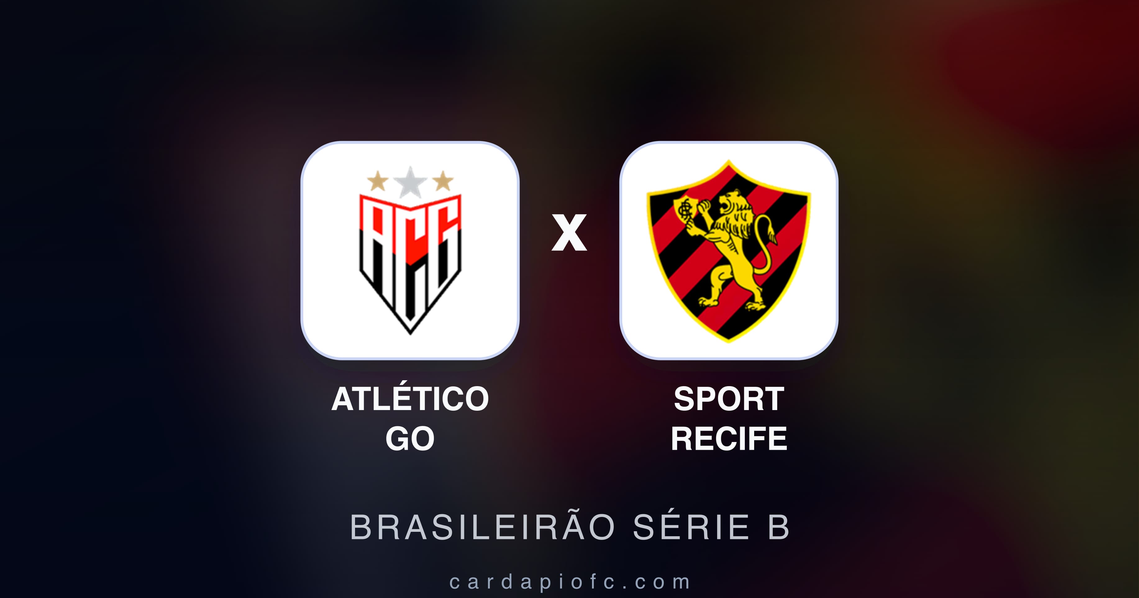 Preview image for Atlético GO vs Sport Recife (Brasileirão Série B)