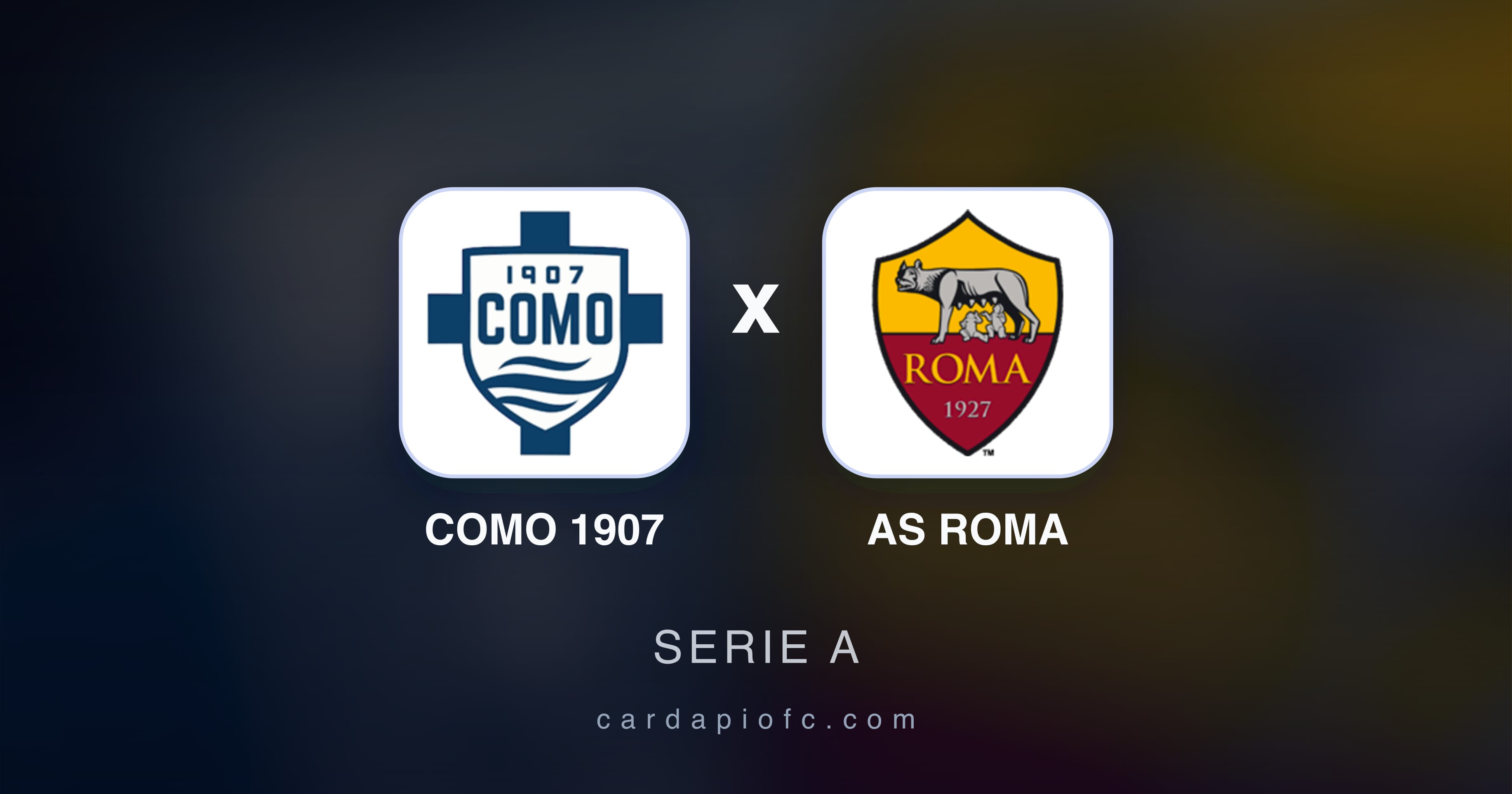 Preview image for Como 1907 vs AS Roma (Serie A)