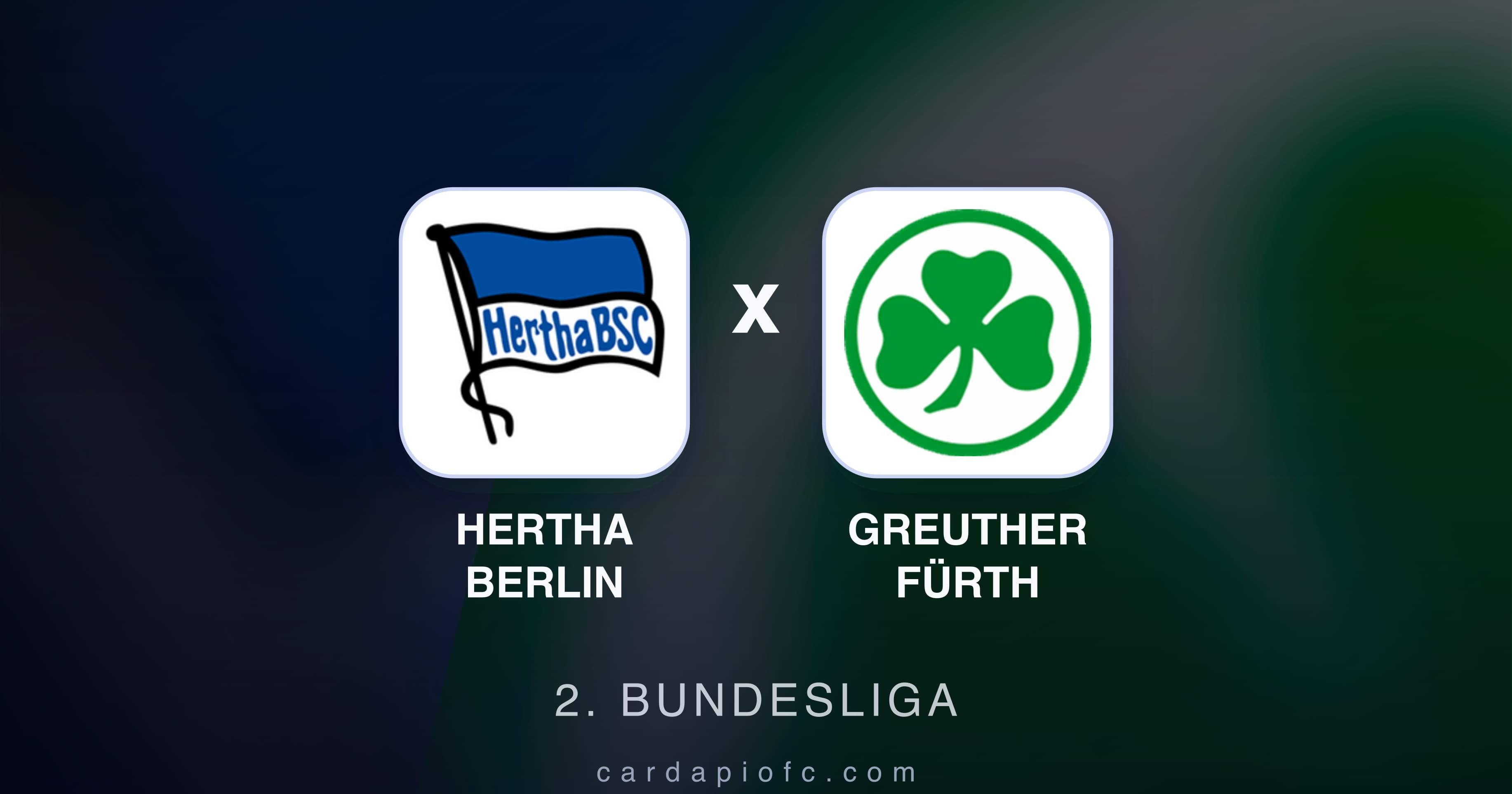 Preview image for Hertha Berlin vs Greuther Fürth (2. Bundesliga)