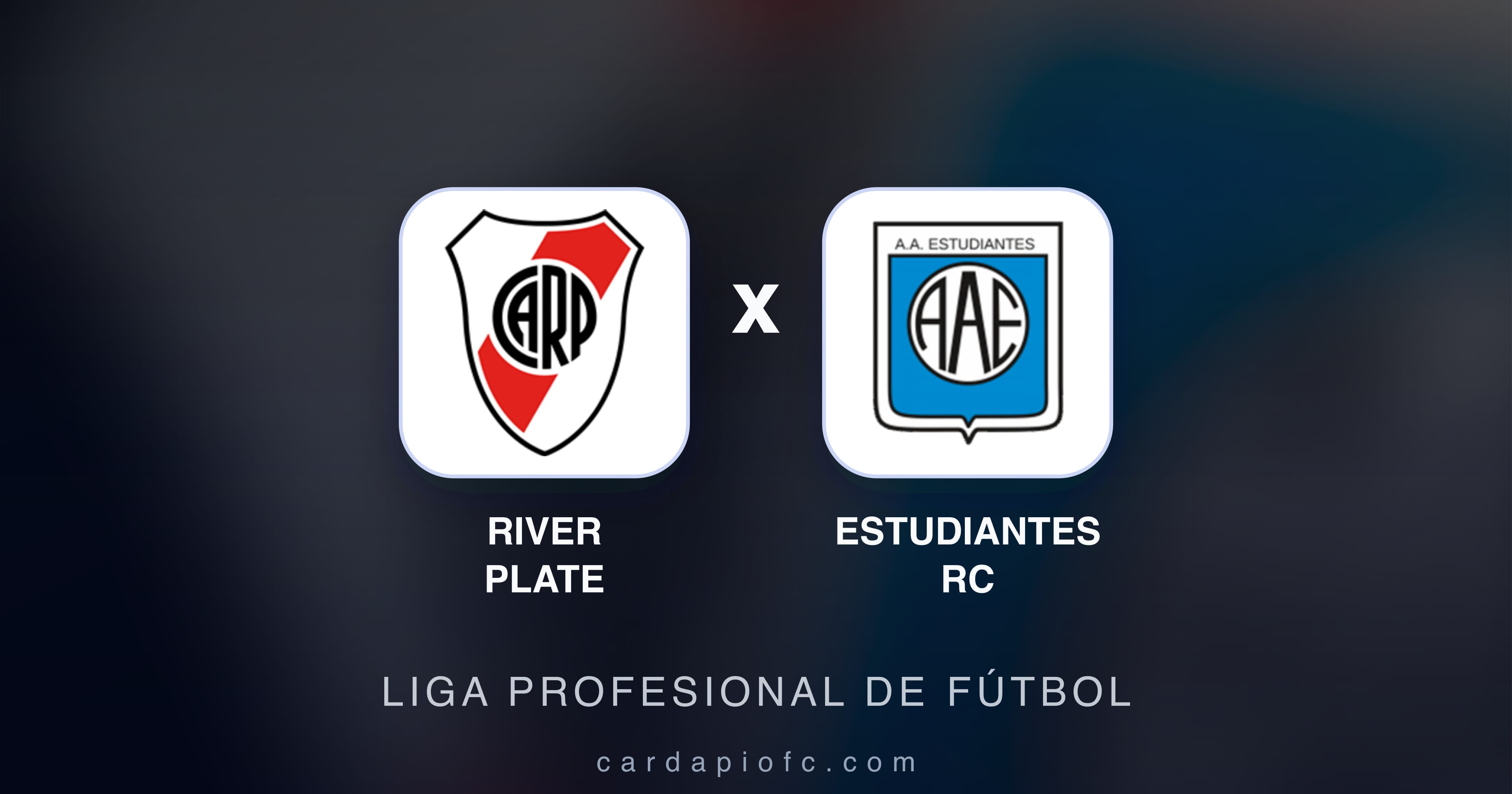 Preview image for River Plate vs Estudiantes RC (Liga Profesional de Fútbol)