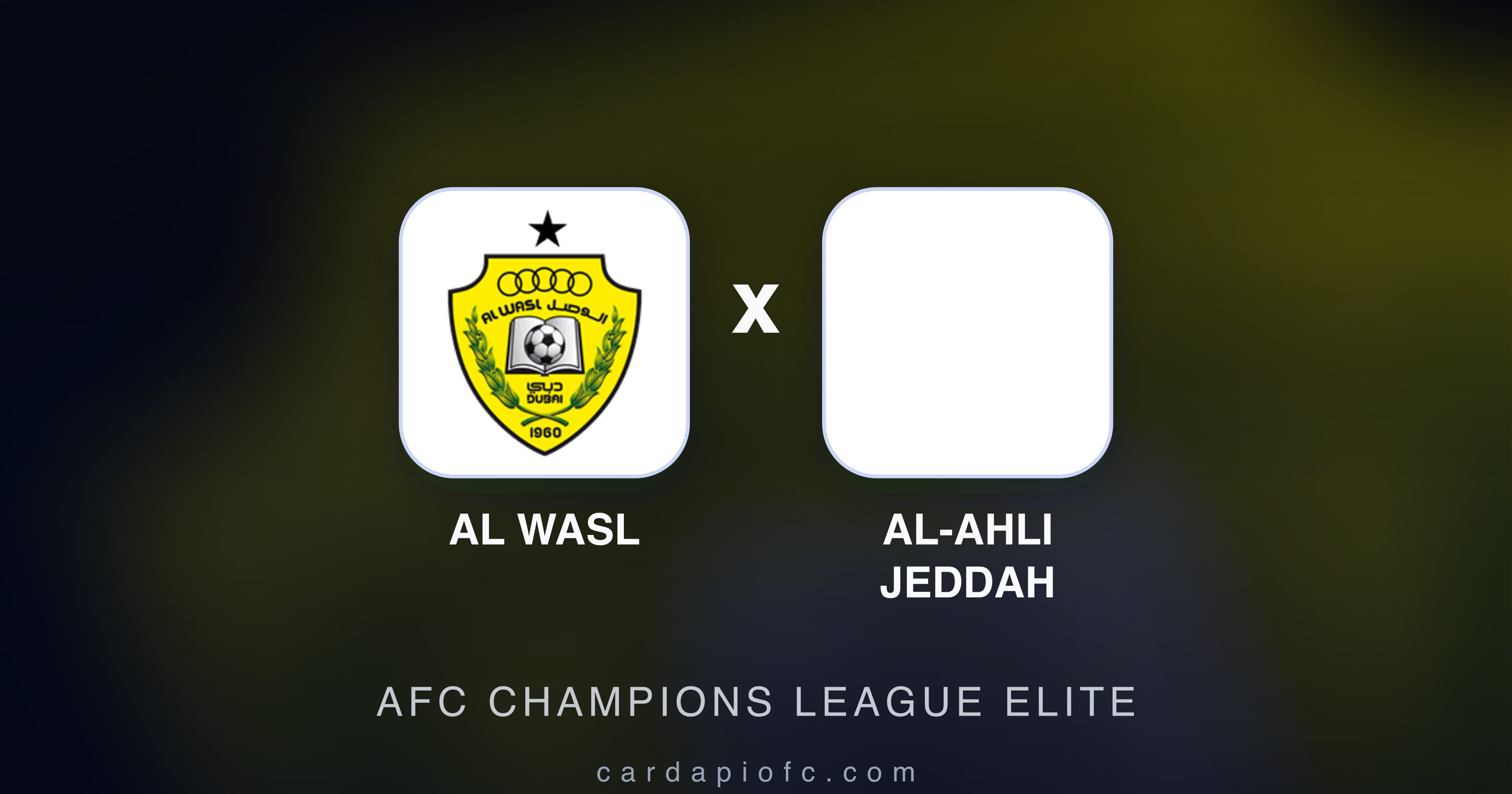 Preview image for Al Wasl vs Al-Ahli Jeddah (AFC Champions League Elite)