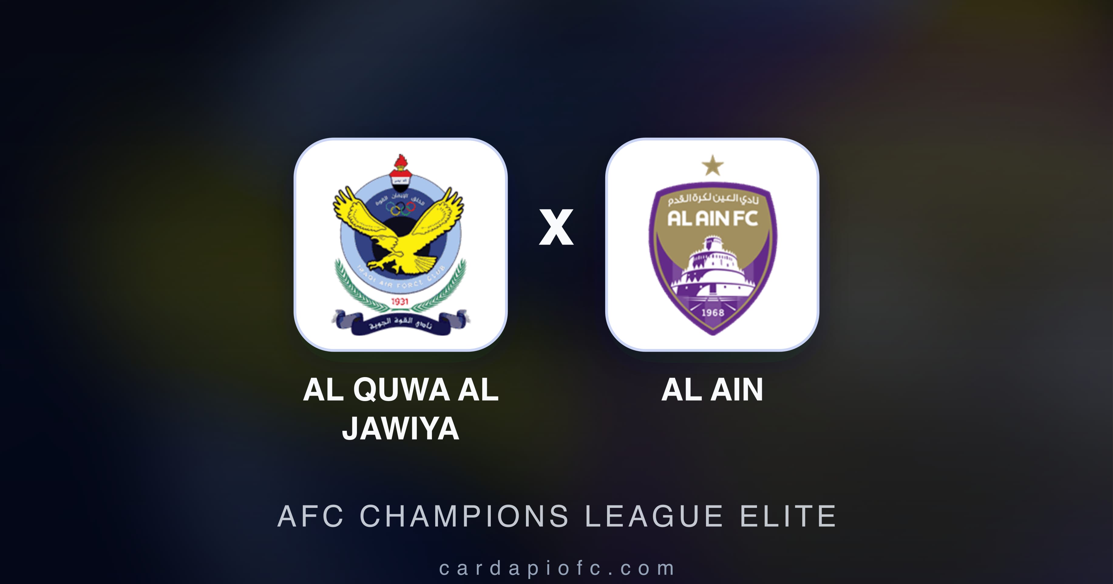 Preview image for Al Quwa Al Jawiya vs Al Ain (AFC Champions League Elite)