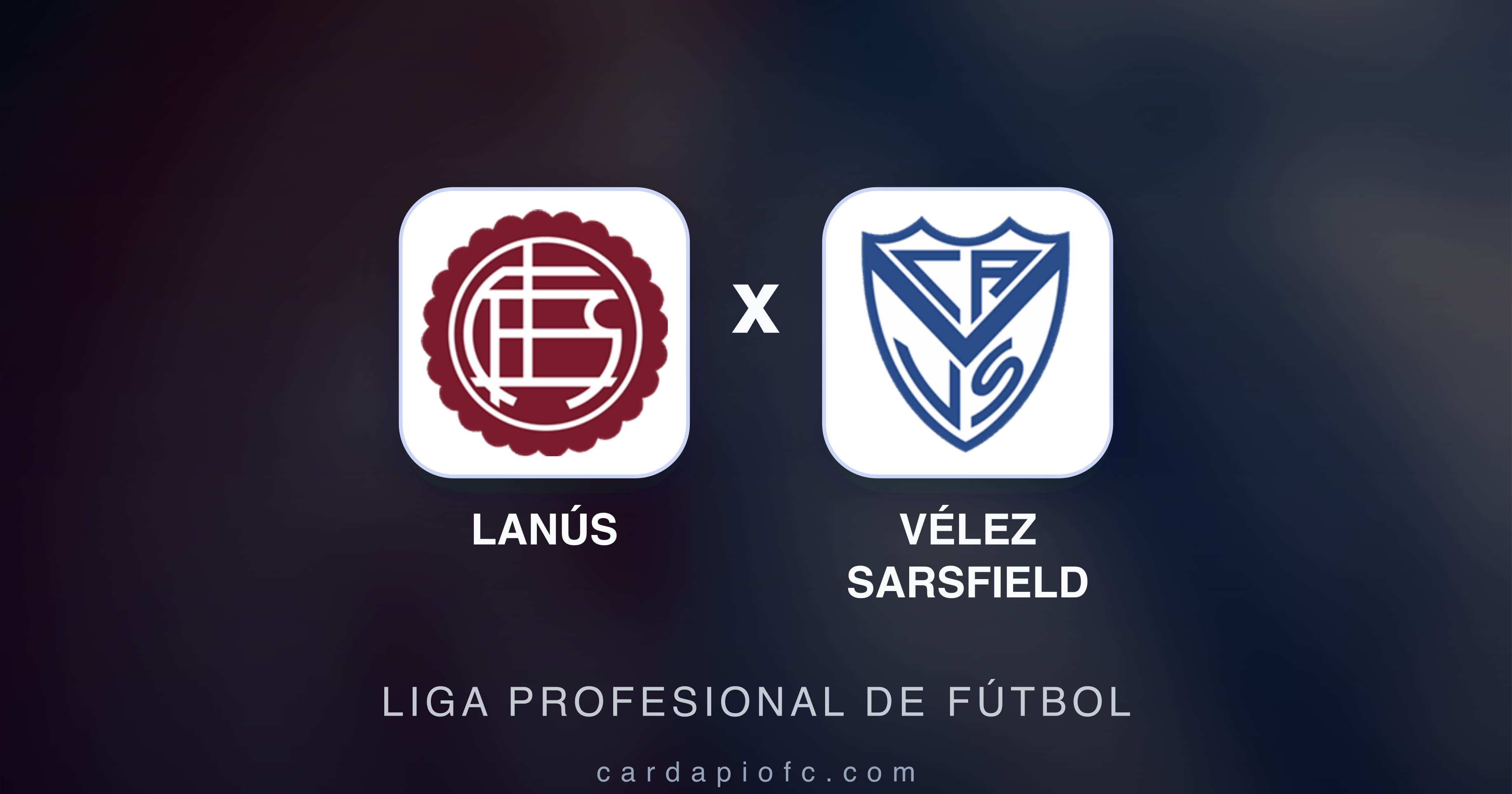 Preview image for Lanús vs Vélez Sarsfield (Liga Profesional de Fútbol)
