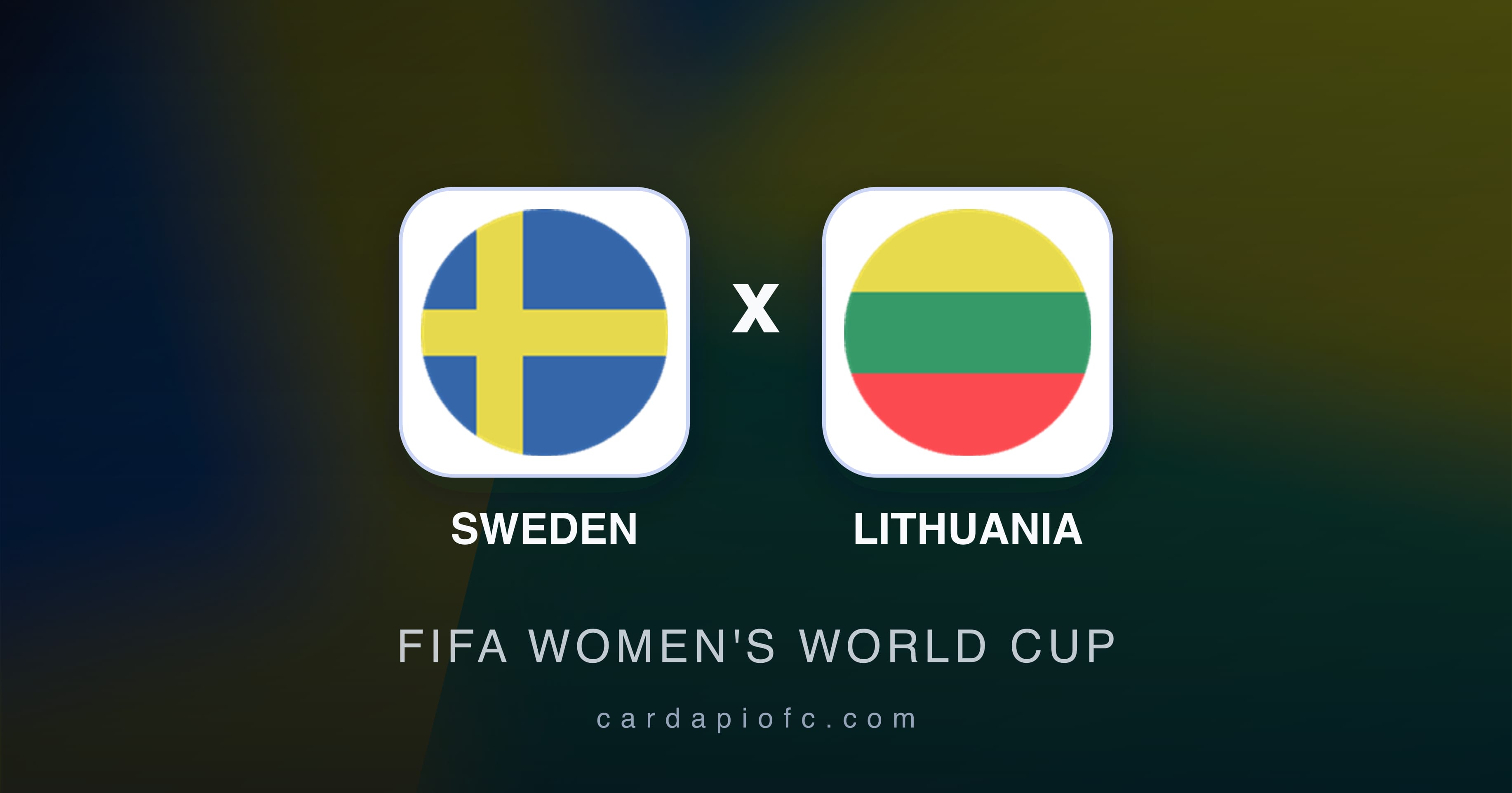 Preview image for Sweden vs Lithuania (FIFA Women's World Cup)