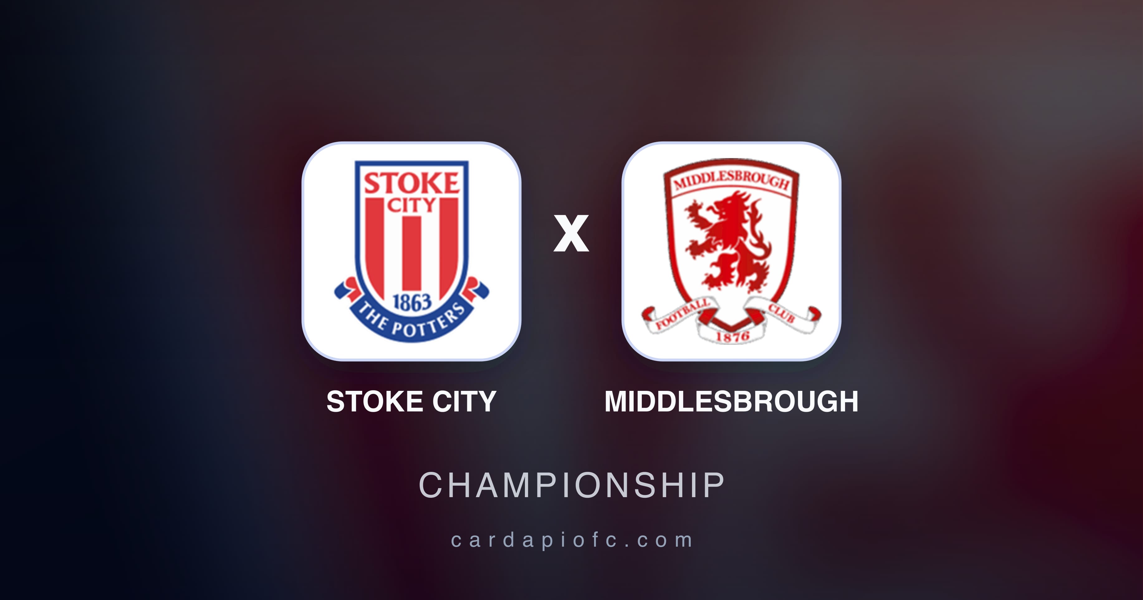Preview image for Stoke City vs Middlesbrough (Championship)