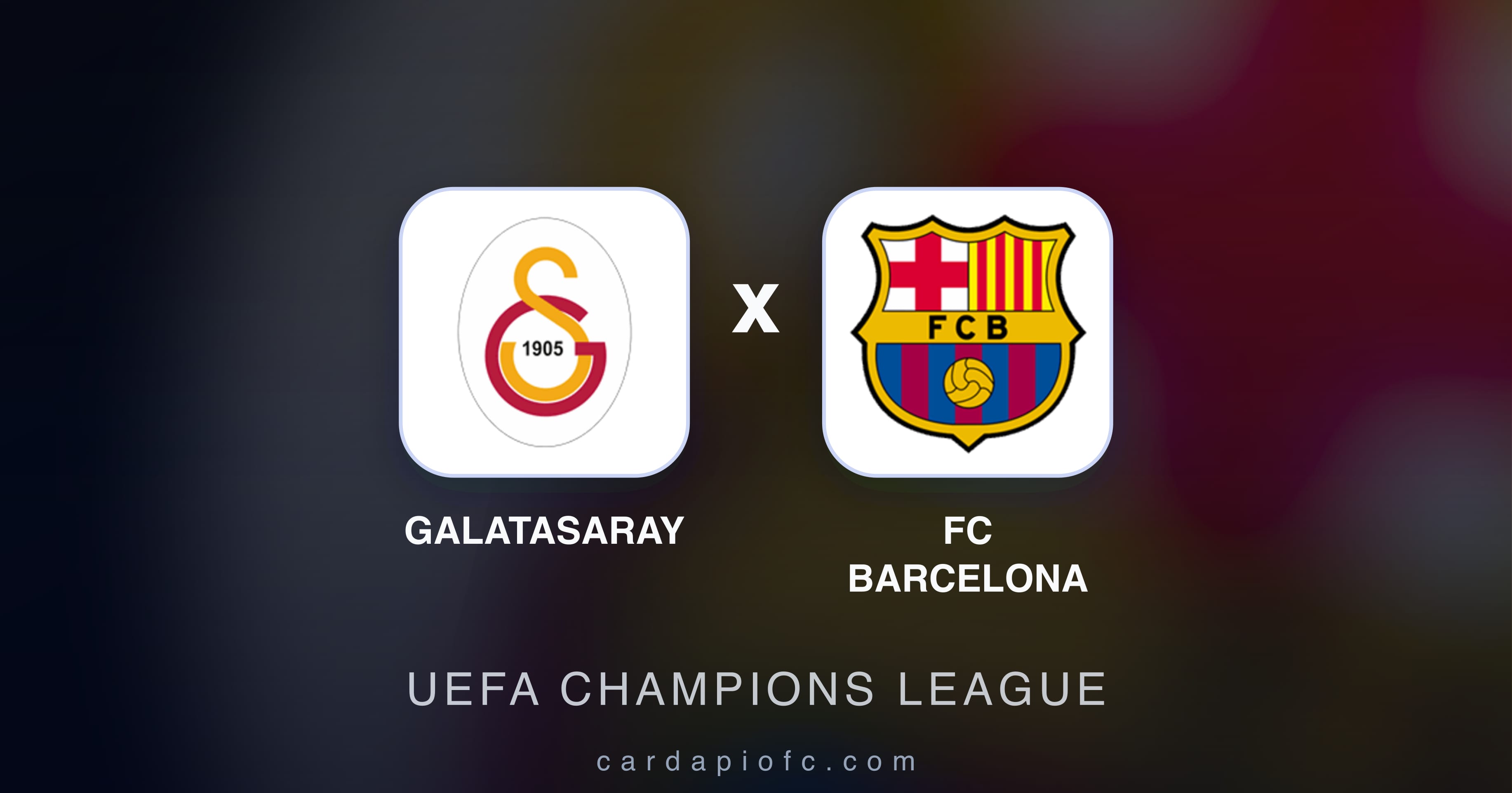 Preview image for Galatasaray vs FC Barcelona (UEFA Champions League)