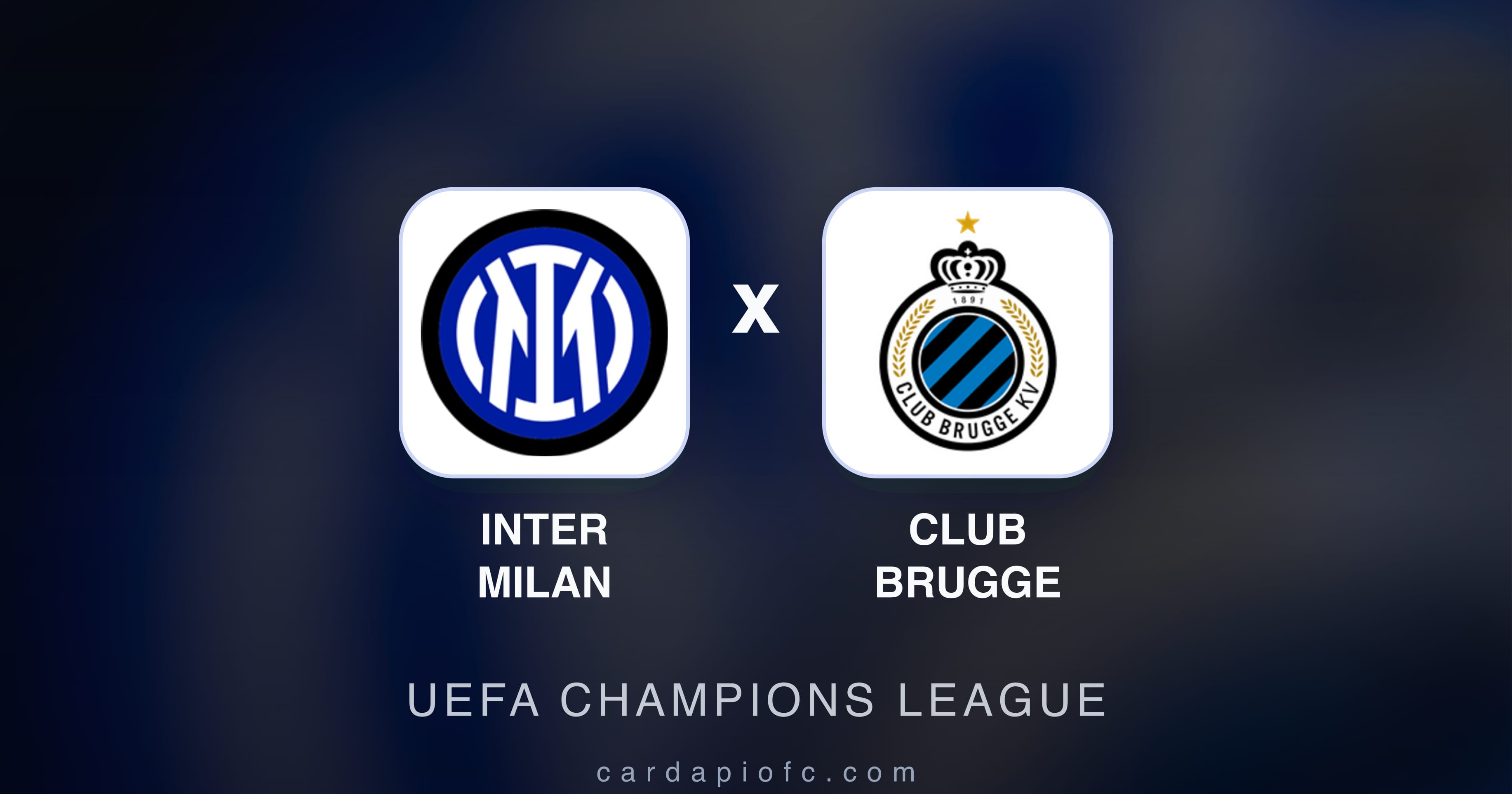 Preview image for Inter Milan vs Club Brugge (UEFA Champions League)